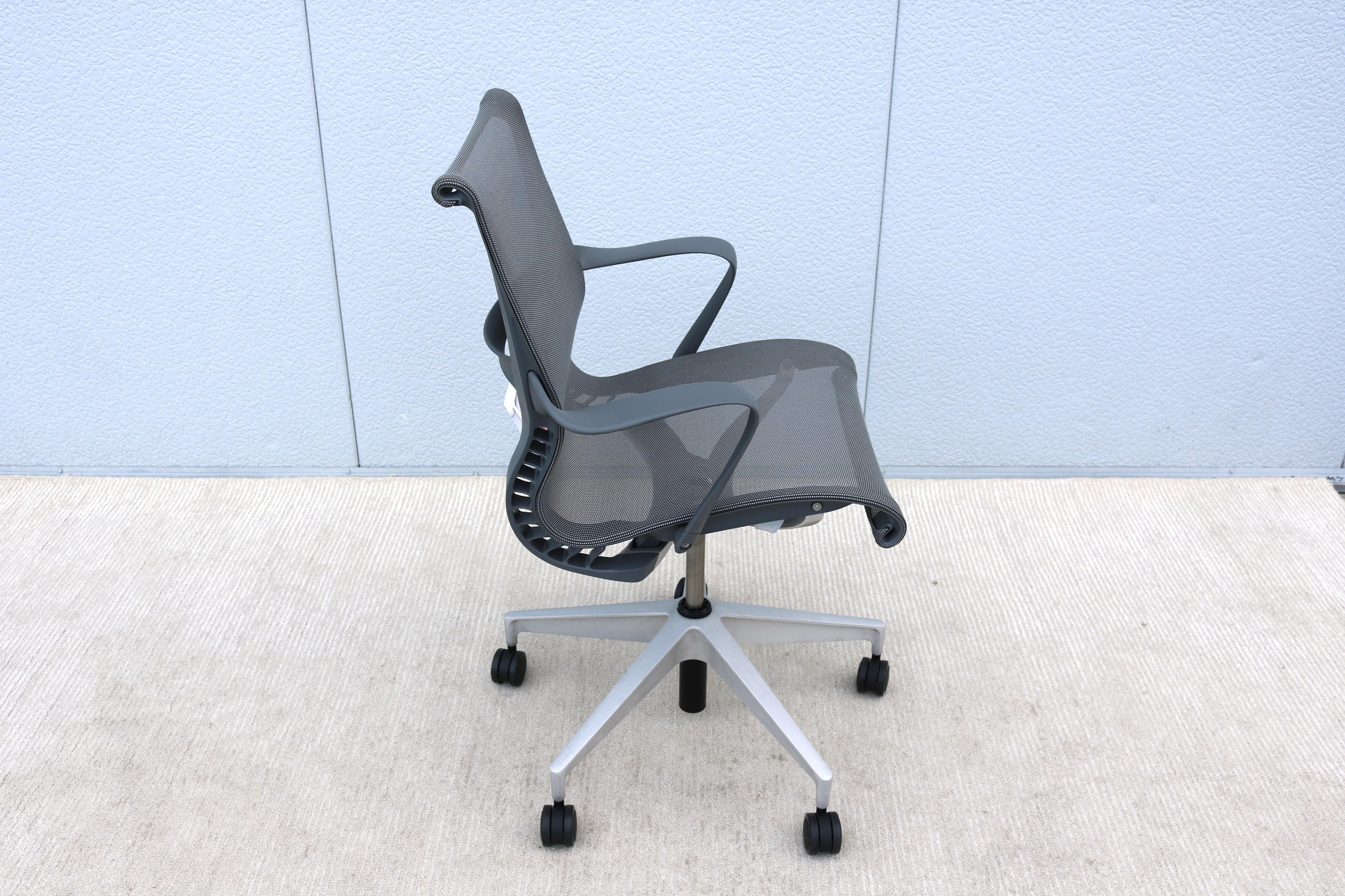 Herman Miller Brand New Setu Ergonomic Office Desk Chair in Lyris Alpine Mesh For Sale 1