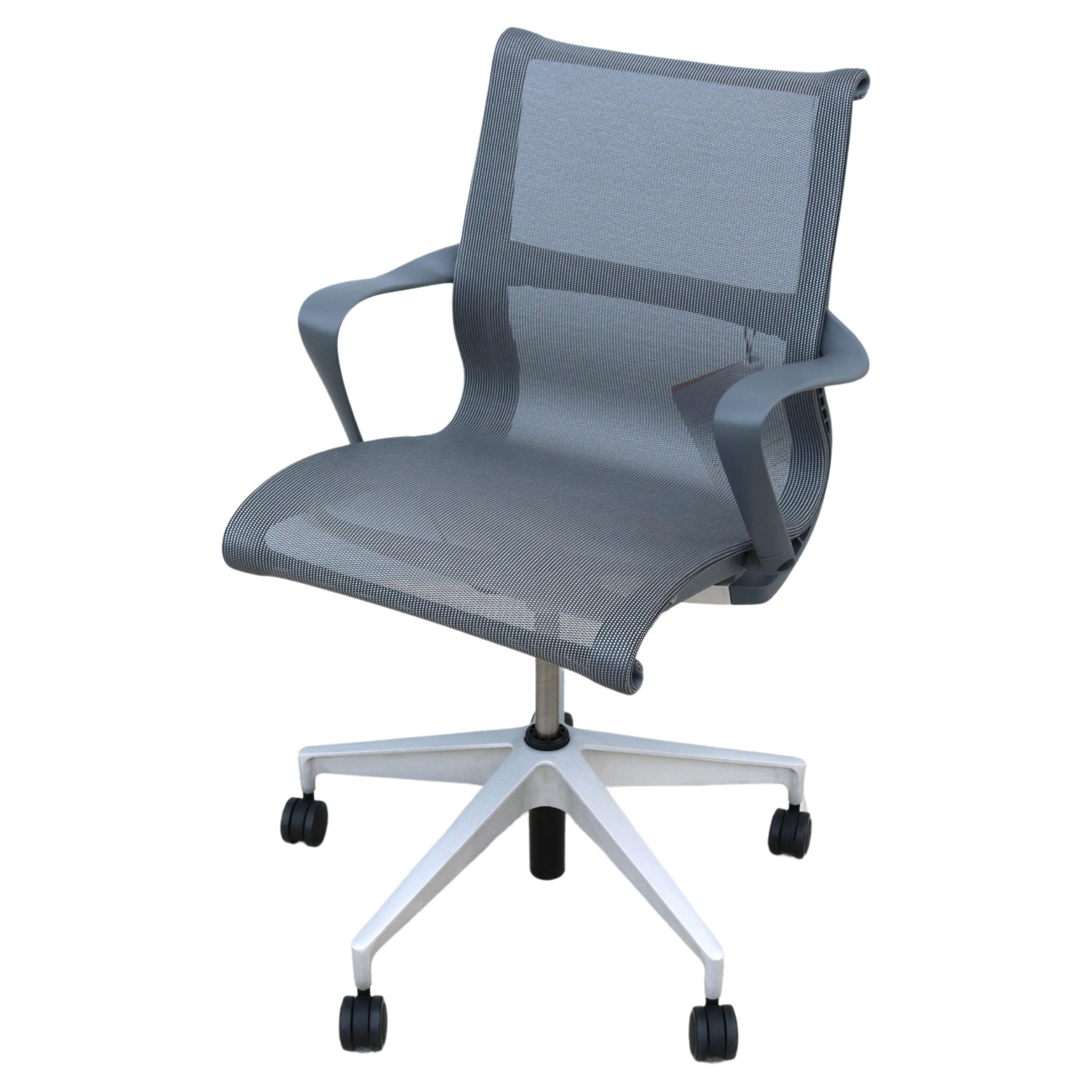 Herman Miller Brand New Setu Ergonomic Office Desk Chair in Lyris Alpine Mesh For Sale
