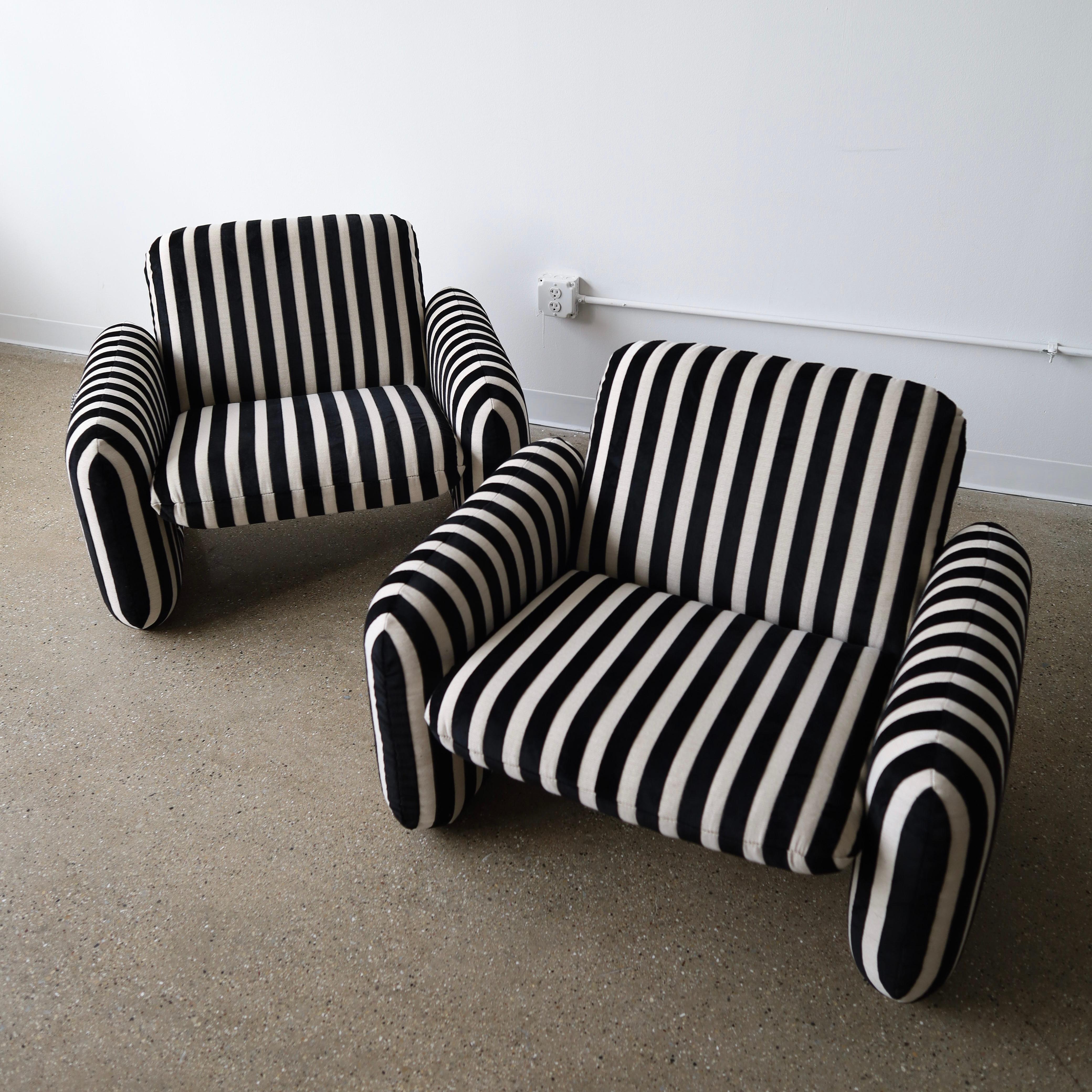 c. 1980s, fully restored in new fabric - designed by Ray Wilkes 

