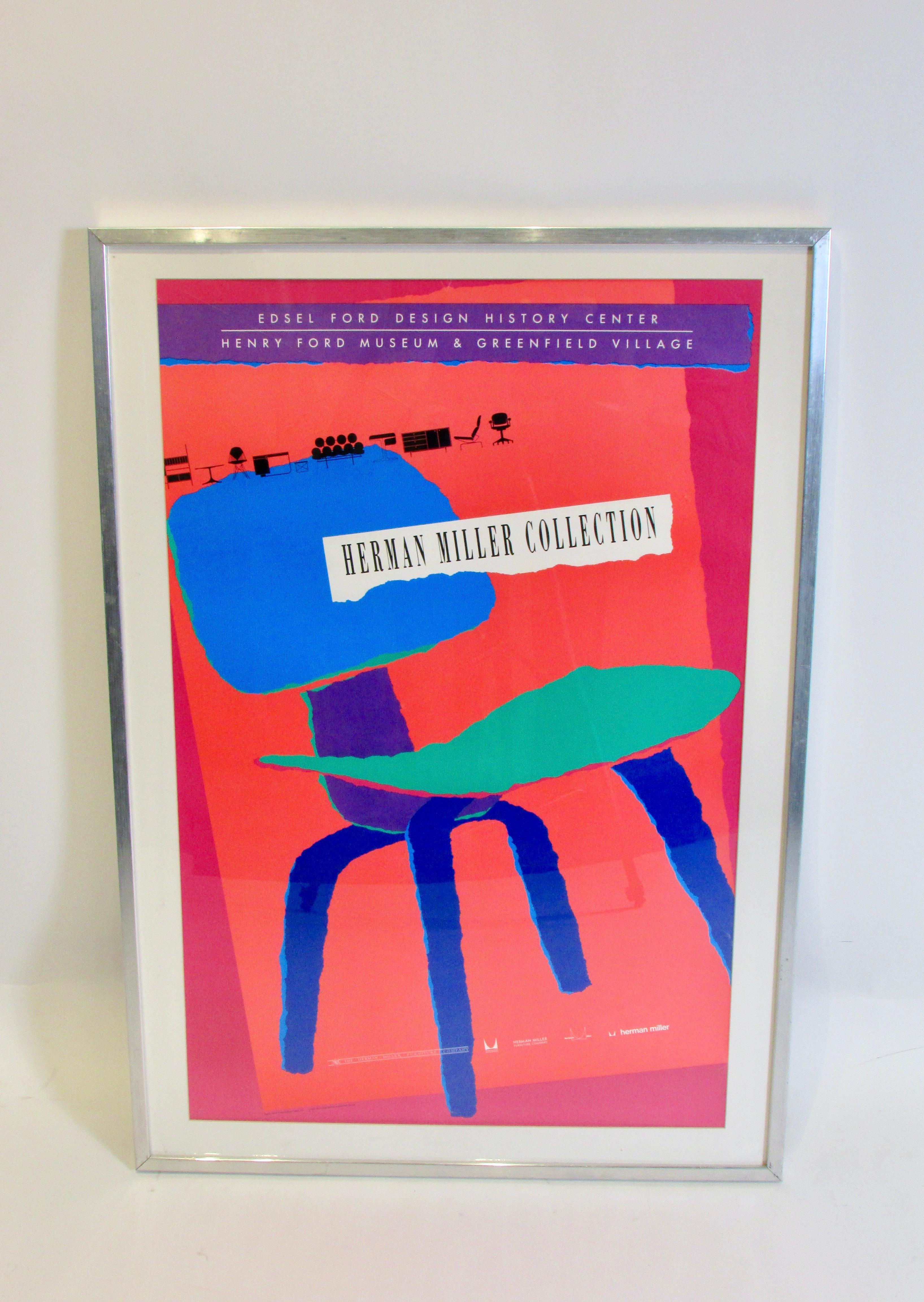 Colección Herman Miller Silla Eames en el Centro de Diseño Edsel Ford 1989 en Bueno estado para la venta en Ferndale, MI