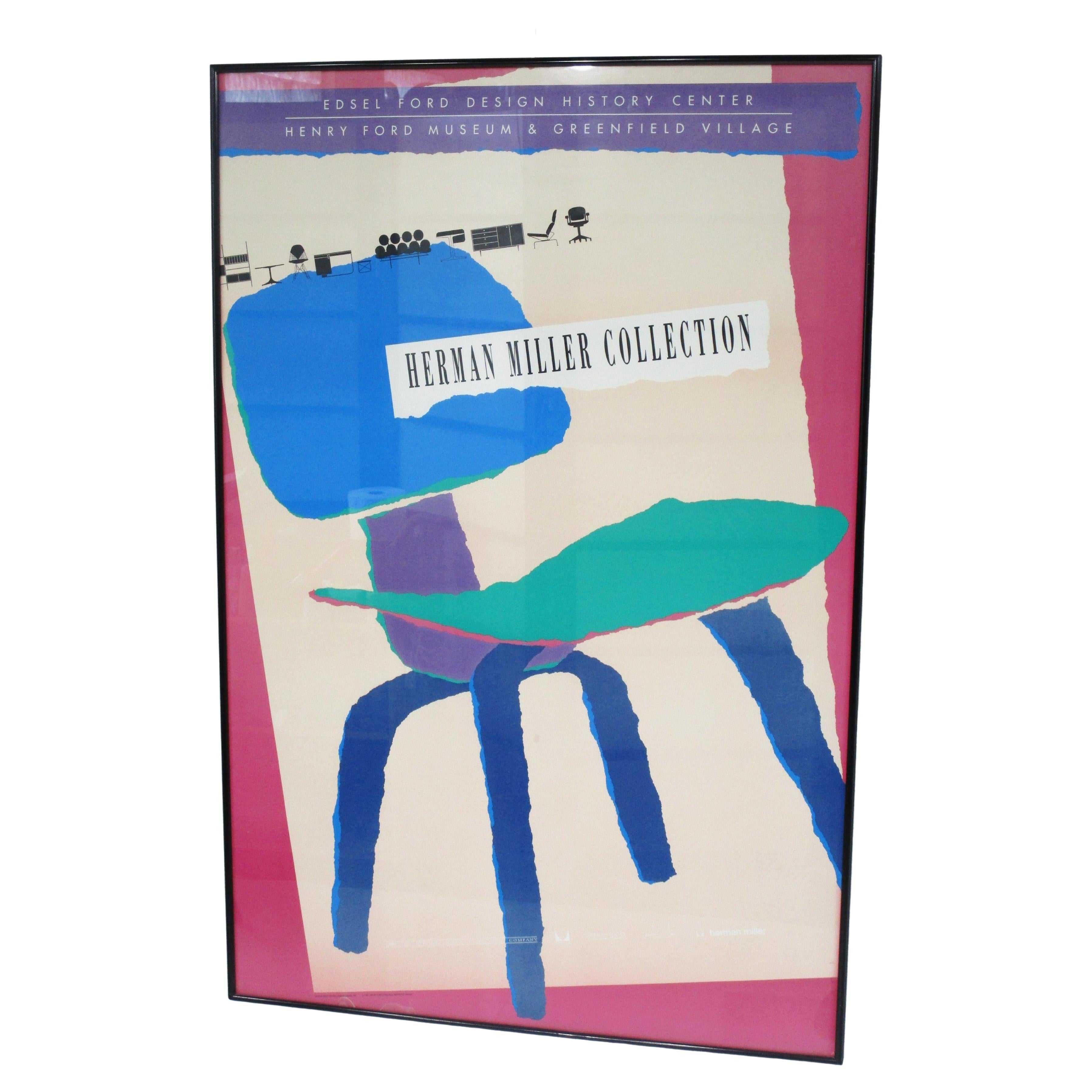 Herman Miller Collection Poster di Linda Powell, edizione limitata 1989 in vendita