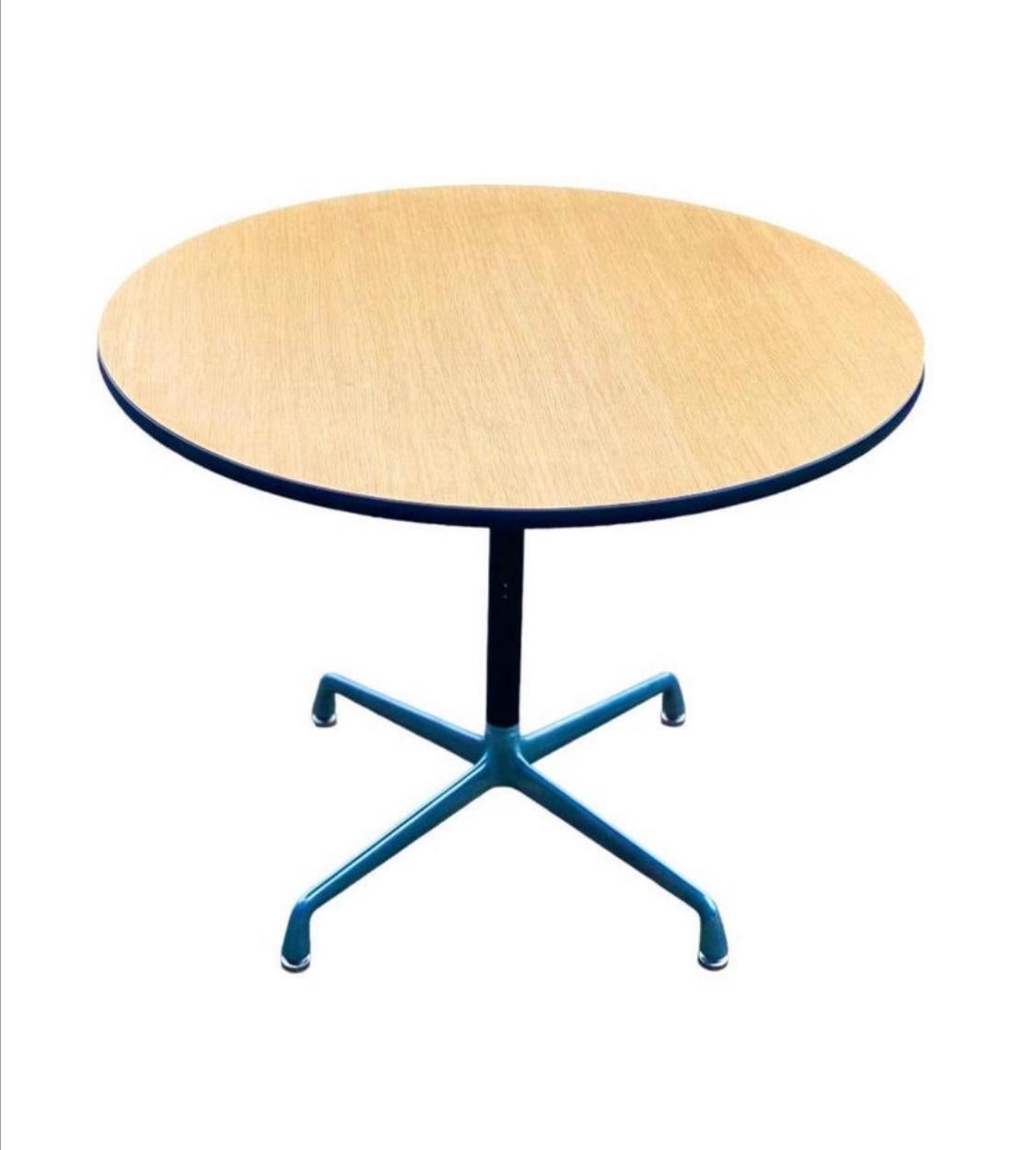 American Herman Miller Eames 36” Dining Table For Sale