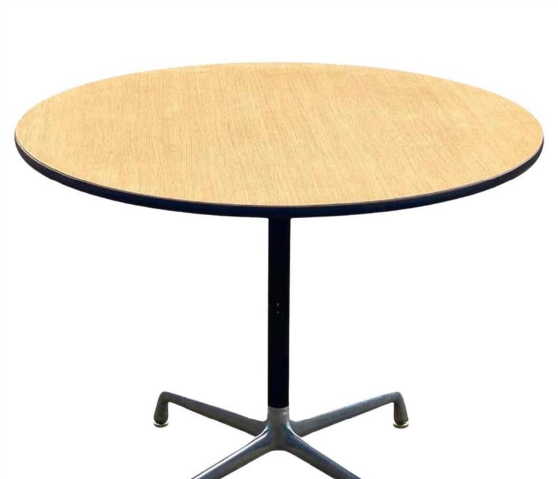 20th Century Herman Miller Eames 36” Dining Table For Sale