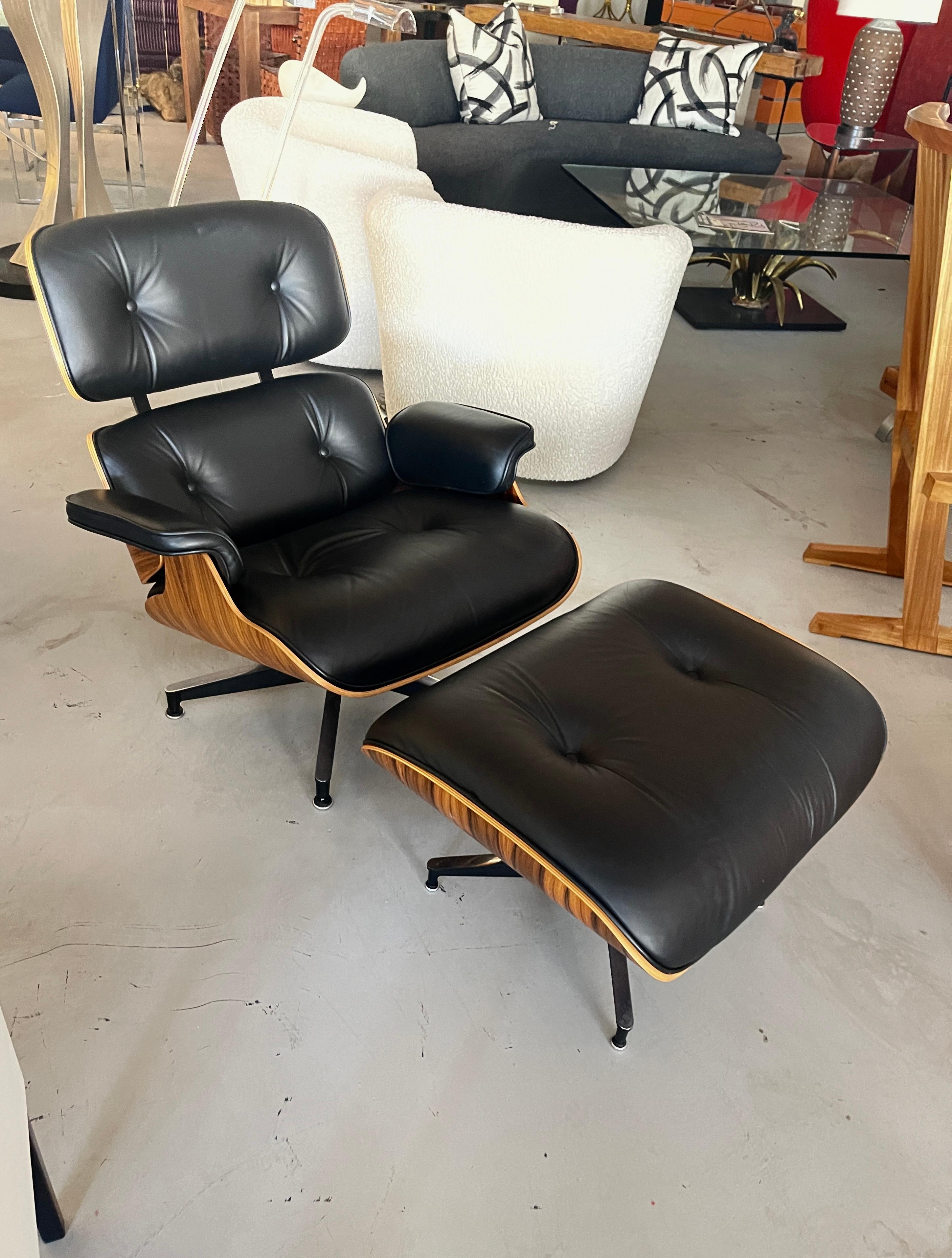 Herman Miller Eames 670/71 Lounge Chair and Ottoman in Palisander 2
