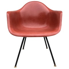 Vintage Herman Miller Eames Armchair in Terra Cotta