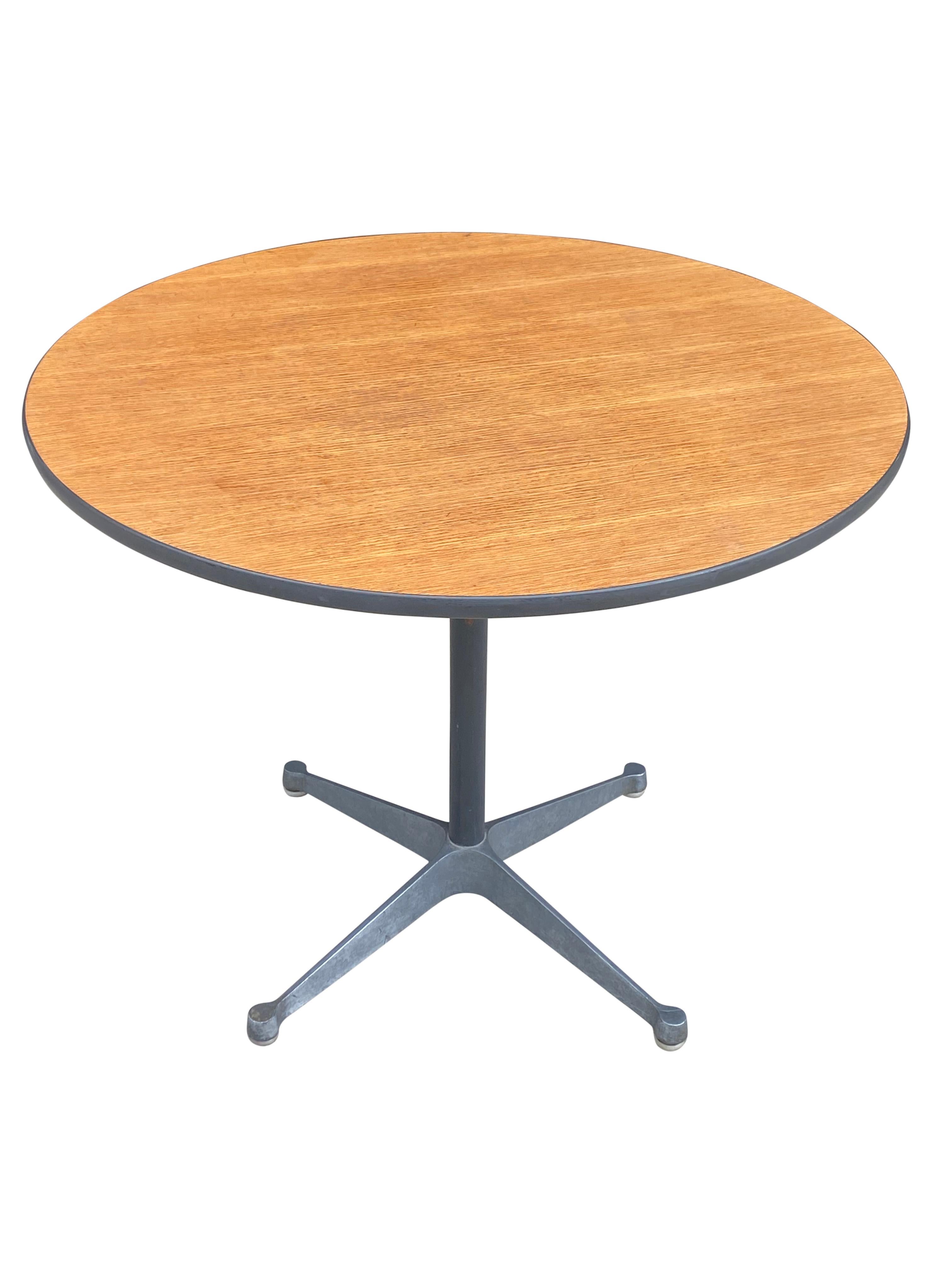 Mid-Century Modern Herman Miller Eames Ash Wood Top Dining Table