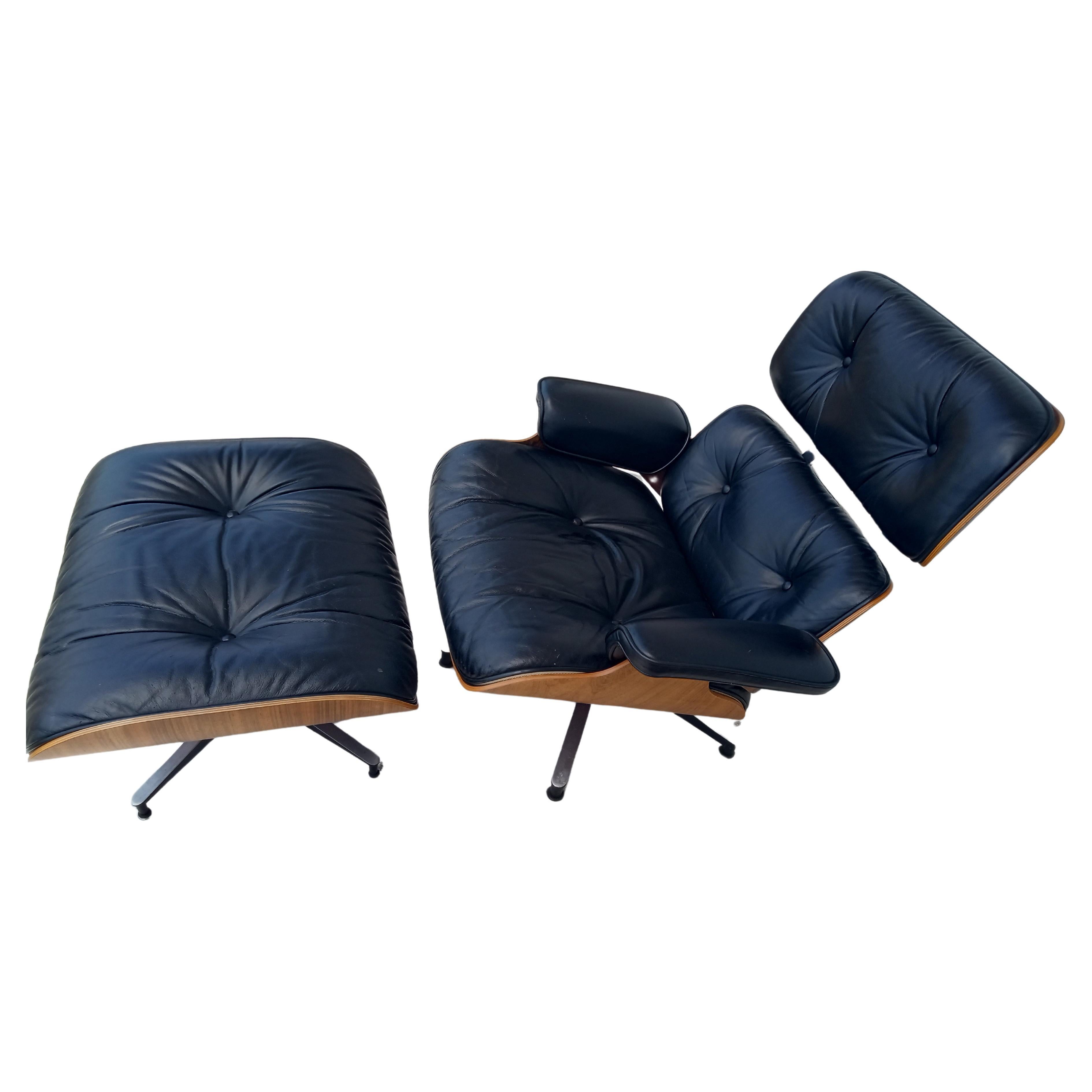 Herman Miller Eames Chair and Ottoman  originally purchased in 1974 For Sale