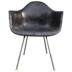 Vintage Herman Miller Eames DAX Armchair in Elephant Grey