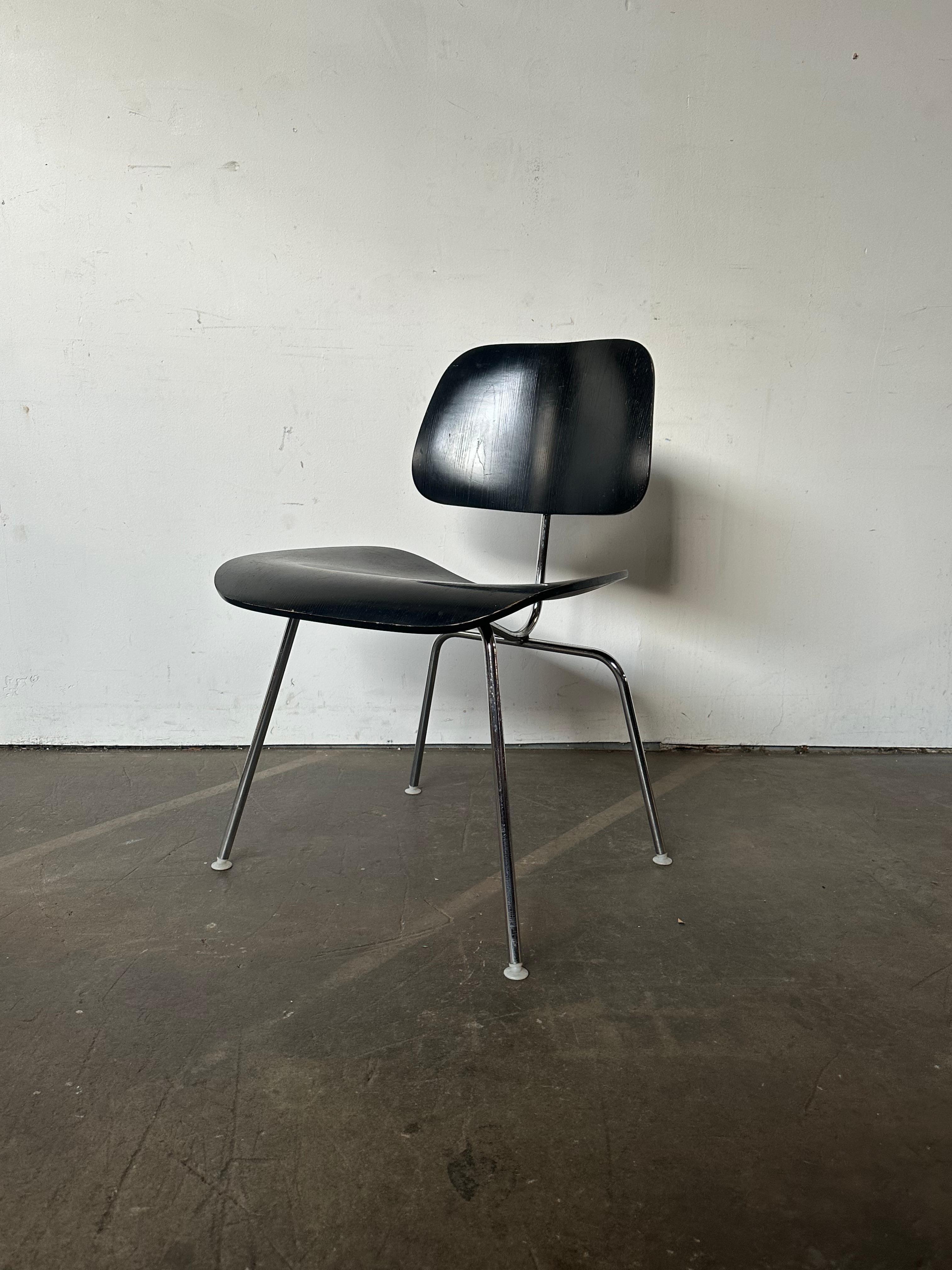 American Herman Miller Eames DCM Dining Chair For Sale