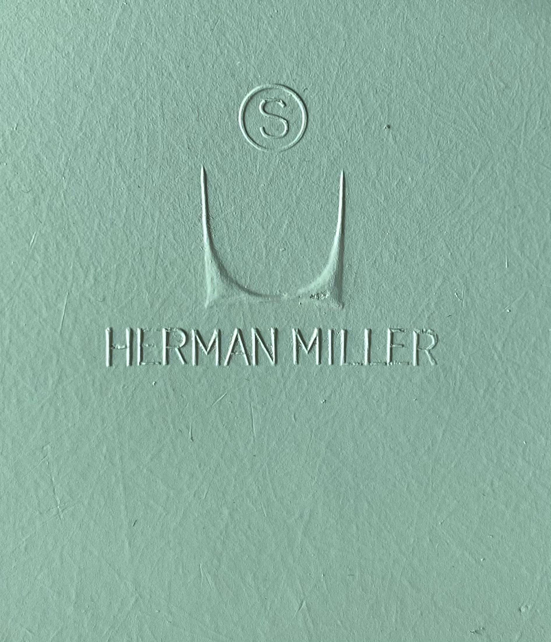 20th Century Herman Miller Eames Dining Chairs in Seafoam Green