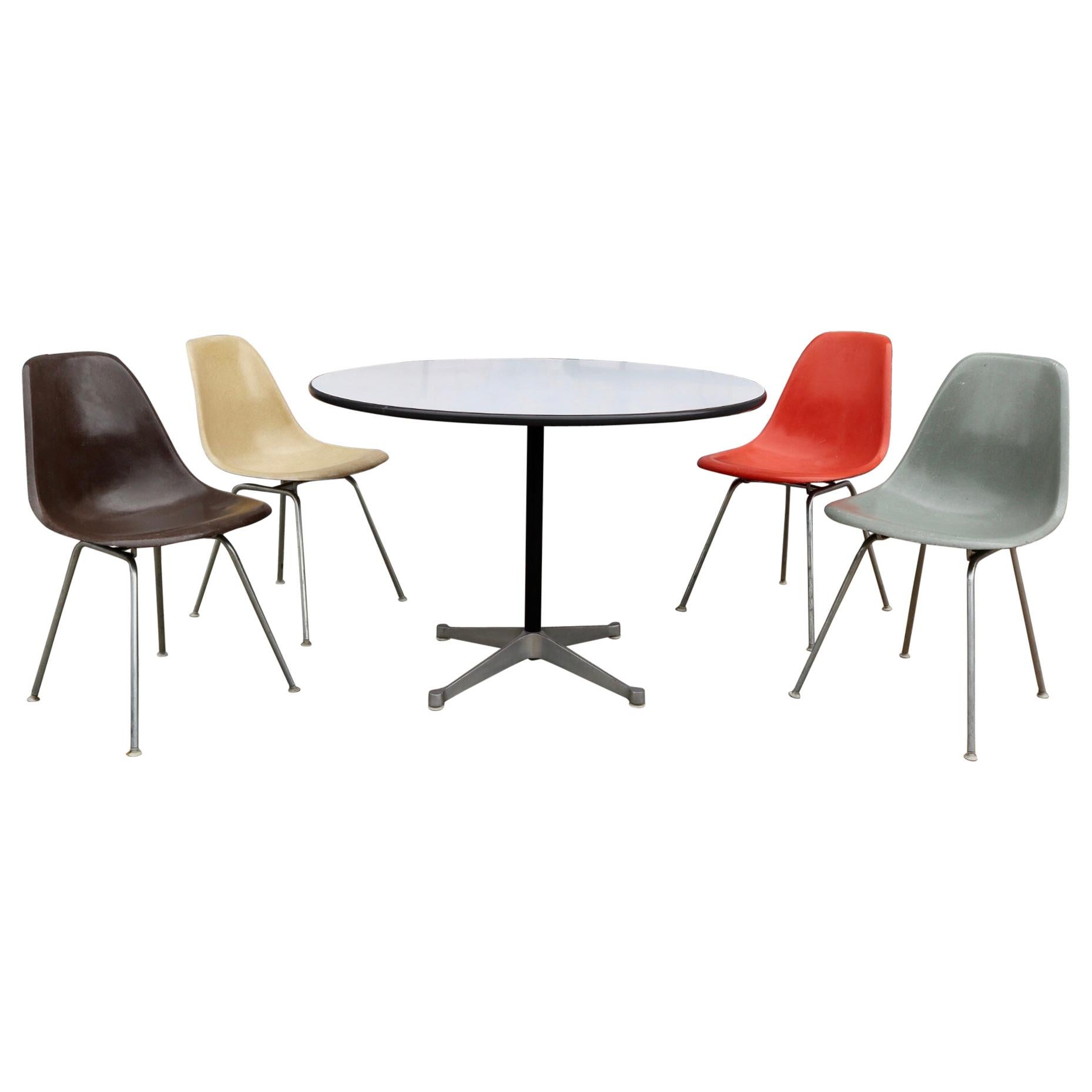 Herman Miller Eames Dining Set with Table