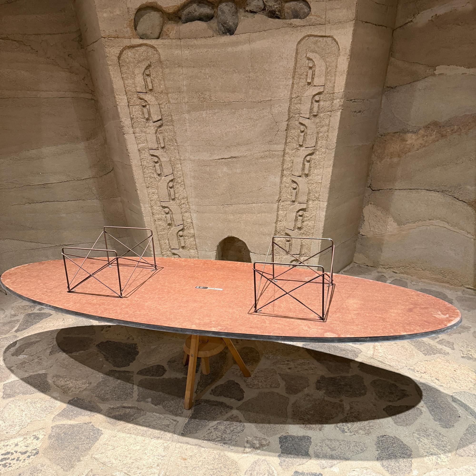 American Herman Miller Eames Elliptical Table (Etr) Surfboard Mid-Century Modern For Sale