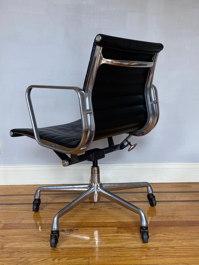 Herman Miller Eames Leather Management Desk Chair For Sale ...