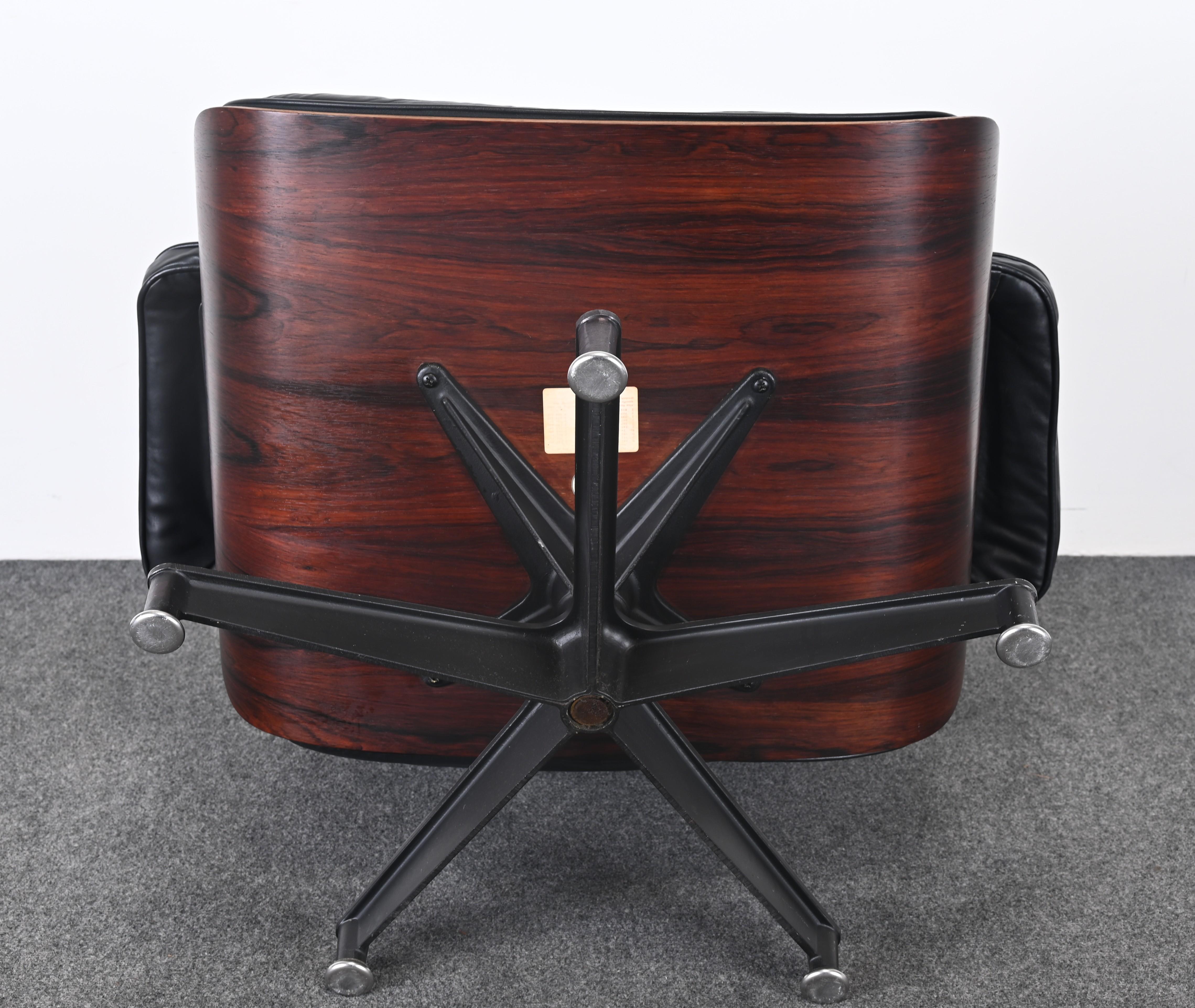 Herman Miller Eames Loungesessel und Ottomane 670/671, 2. Generation, 1963 im Angebot 7