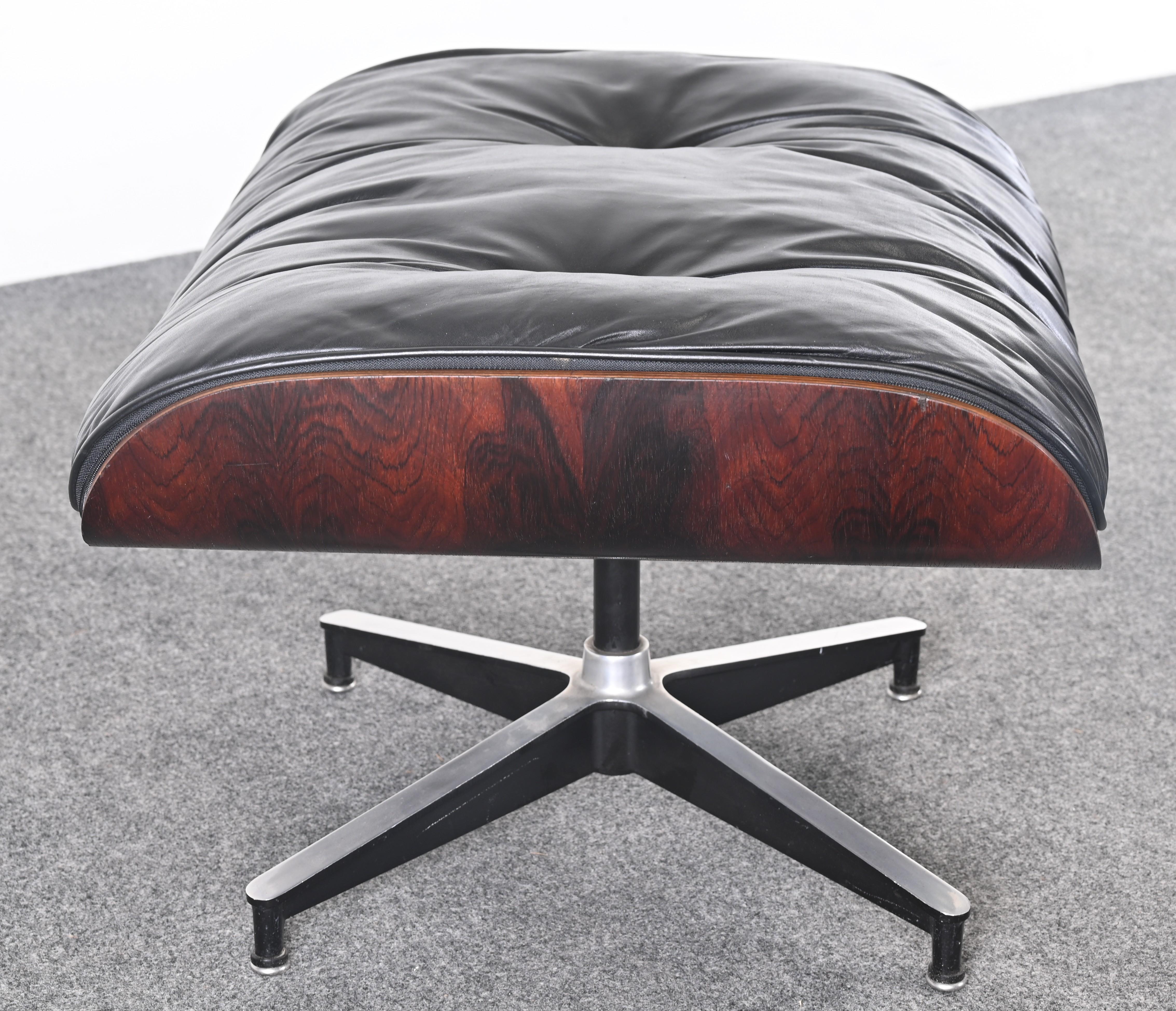 Herman Miller Eames Loungesessel und Ottomane 670/671, 2. Generation, 1963 im Angebot 11