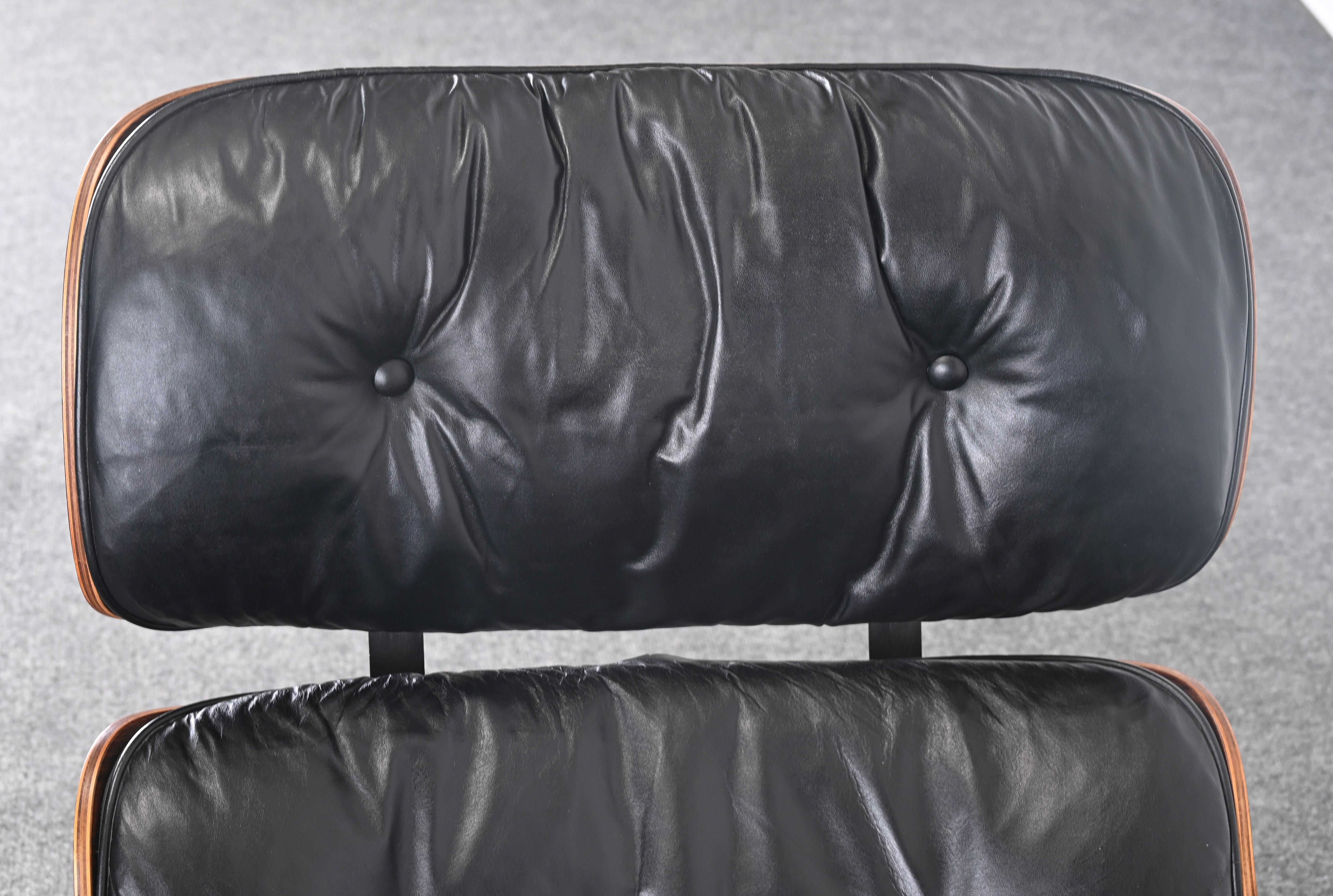 Herman Miller Eames Loungesessel und Ottomane 670/671, 2. Generation, 1963 (Handgefertigt) im Angebot
