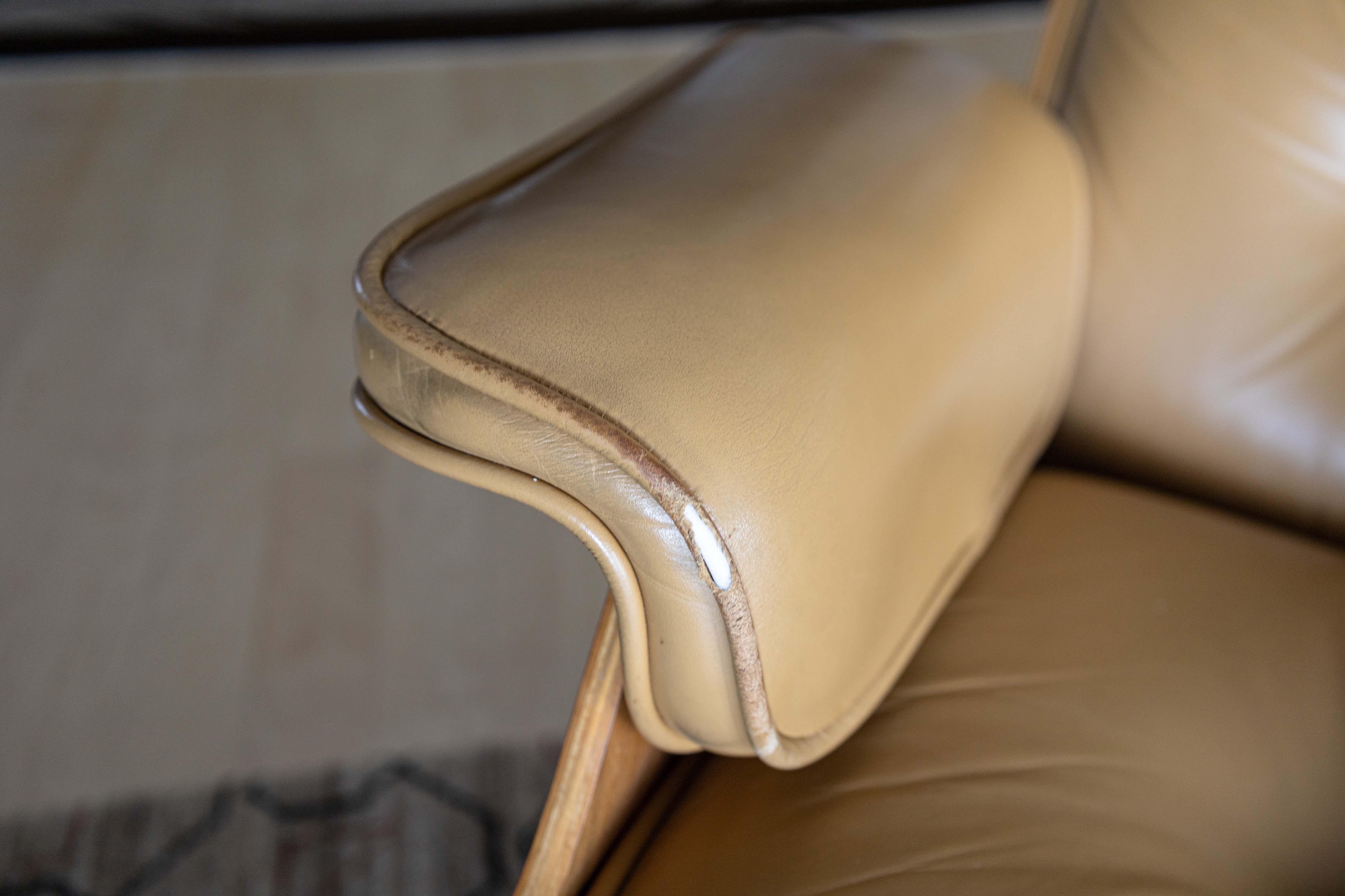 Herman Miller Eames Lounge Chair and Ottoman Beige 50th Anniversary Edition 7