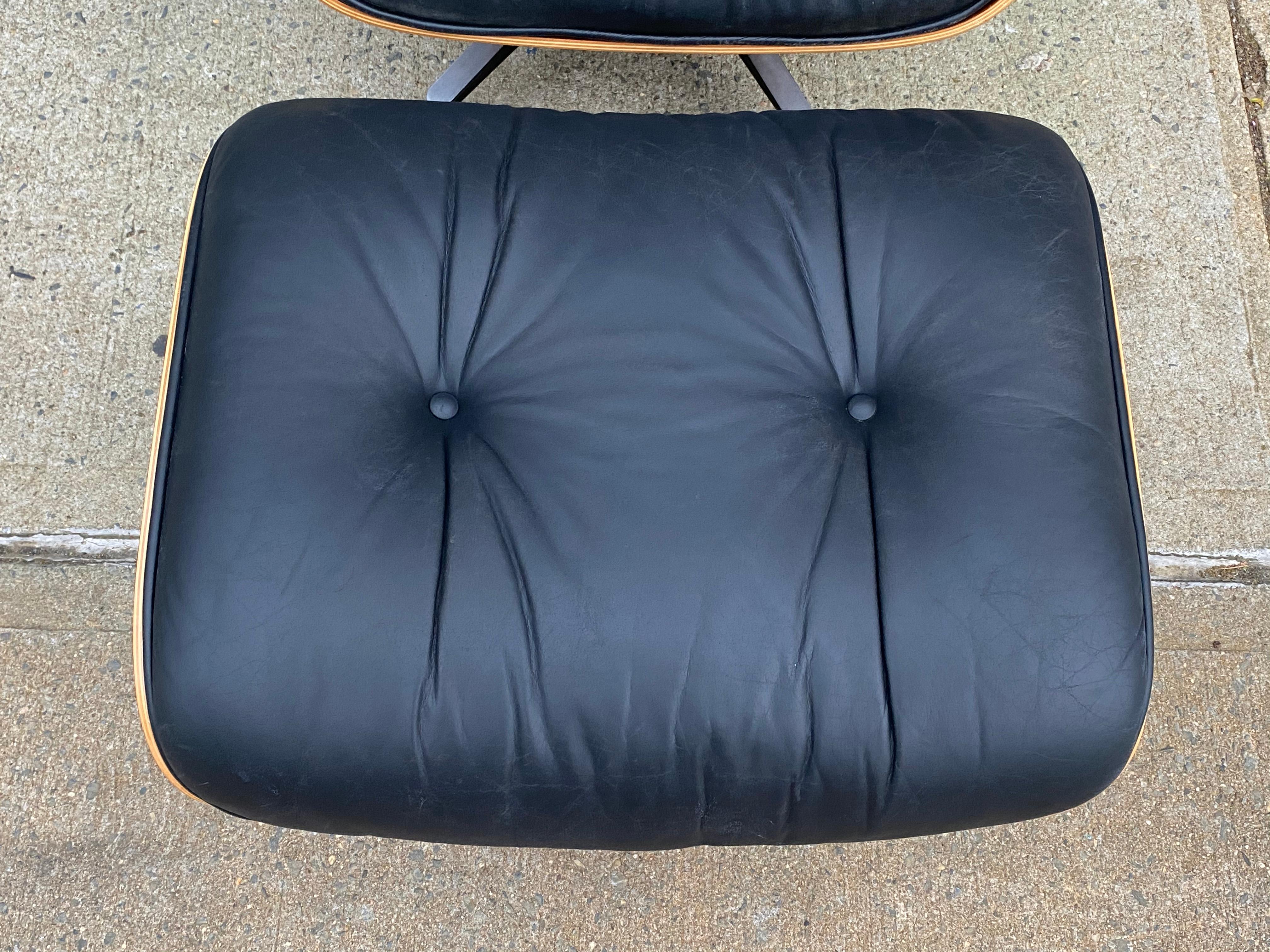 American Herman Miller Eames Lounge Chair and Ottoman