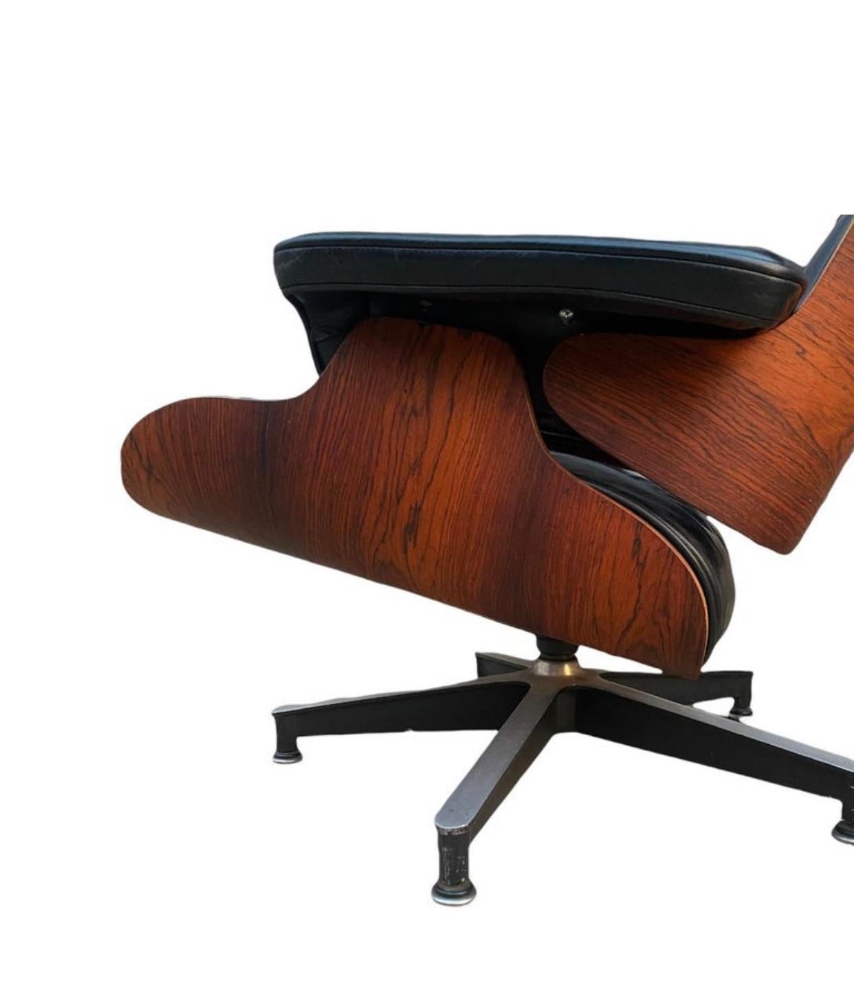 20th Century Herman Miller Eames Lounge Chair and Ottoman