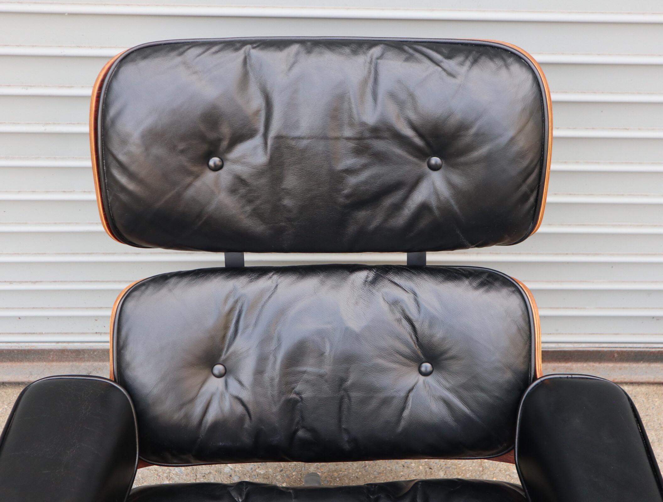 Herman Miller Eames Lounge Chair and Ottoman in Rosewood 5