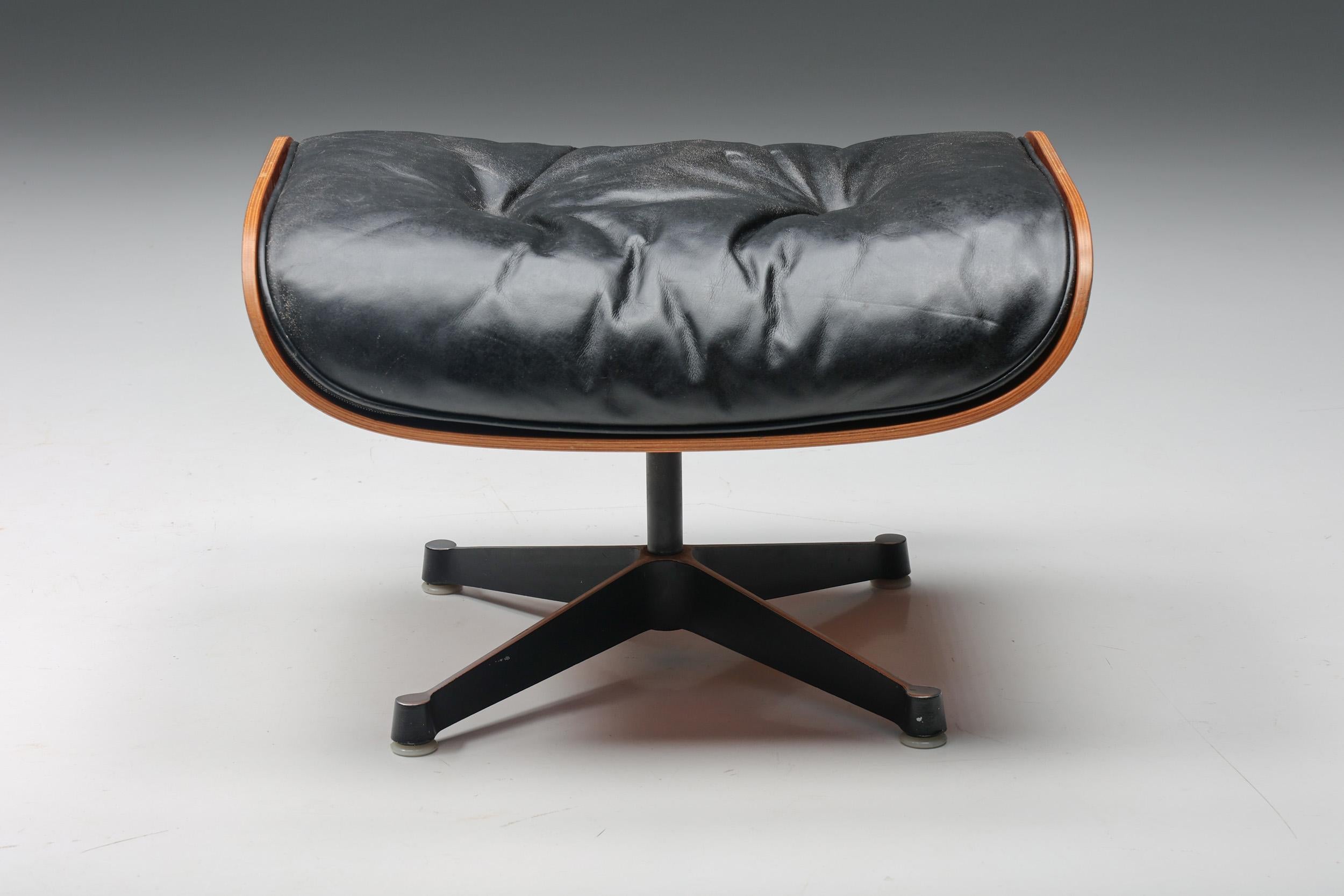 Herman Miller Eames Lounge Chair & Ottoman, Models 670 & 671, 1957 1