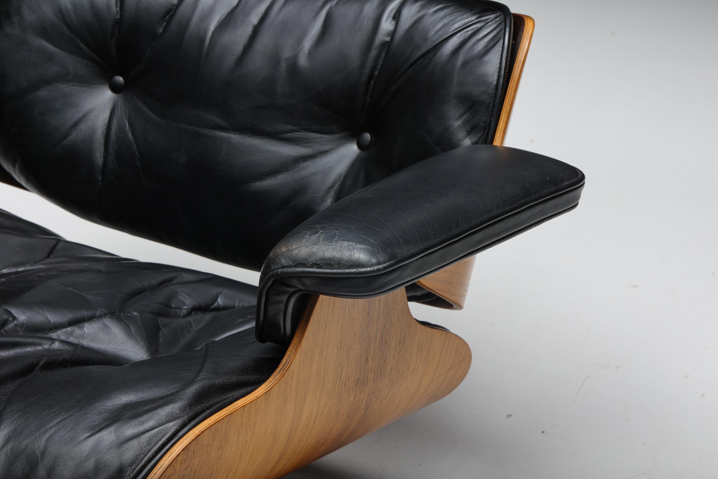 Herman Miller Eames Lounge Chair & Ottoman, Models 670 & 671, 1957 3