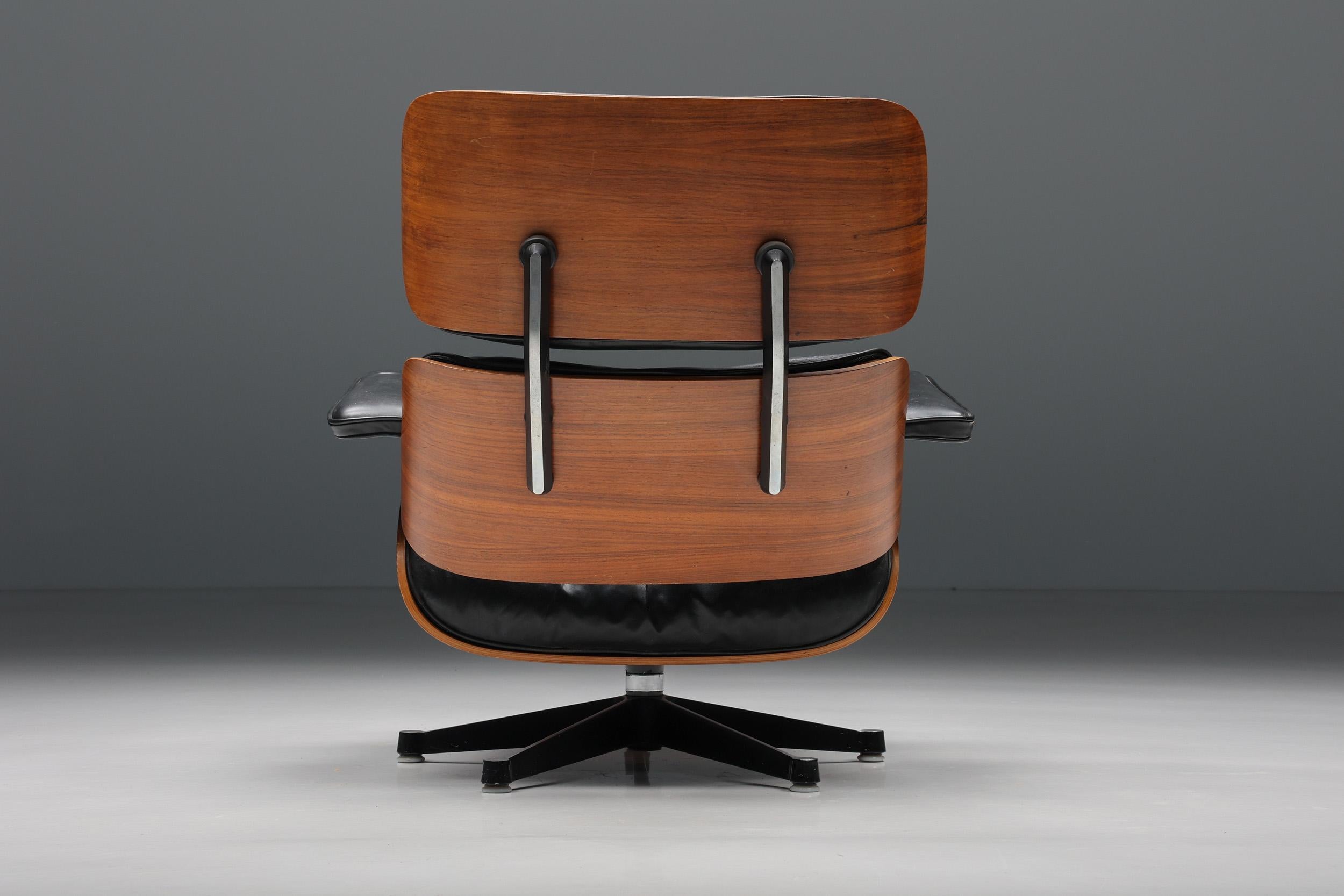 Herman Miller Eames Lounge Chair & Ottoman, models 670 & 671, 1957 2