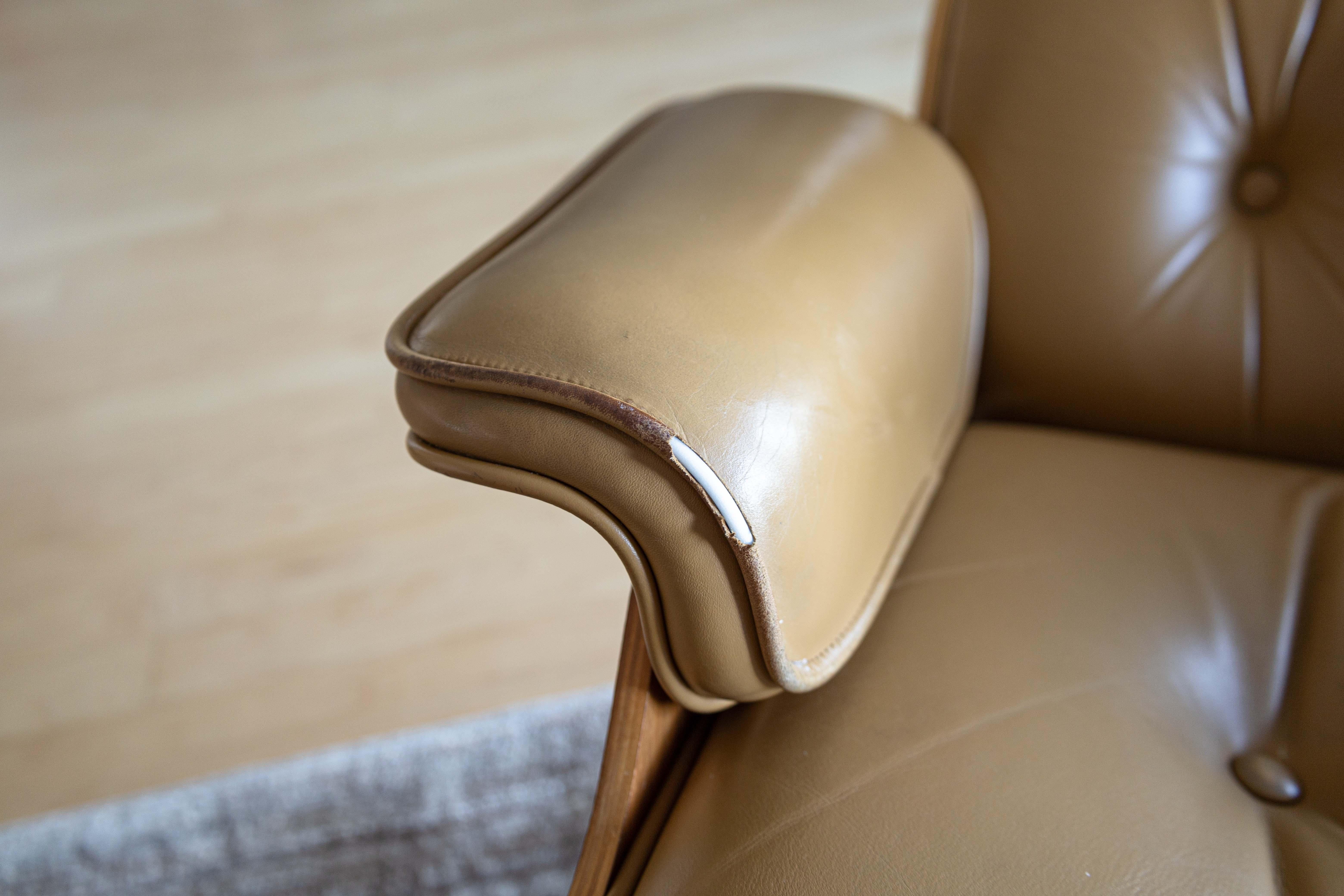 Herman Miller Eames Lounge Chair White Oak Leather 50th Anniversary Edition #3 5