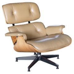 Herman Miller Eames Lounge Chair White Oak Leather 50th Anniversary Edition #4