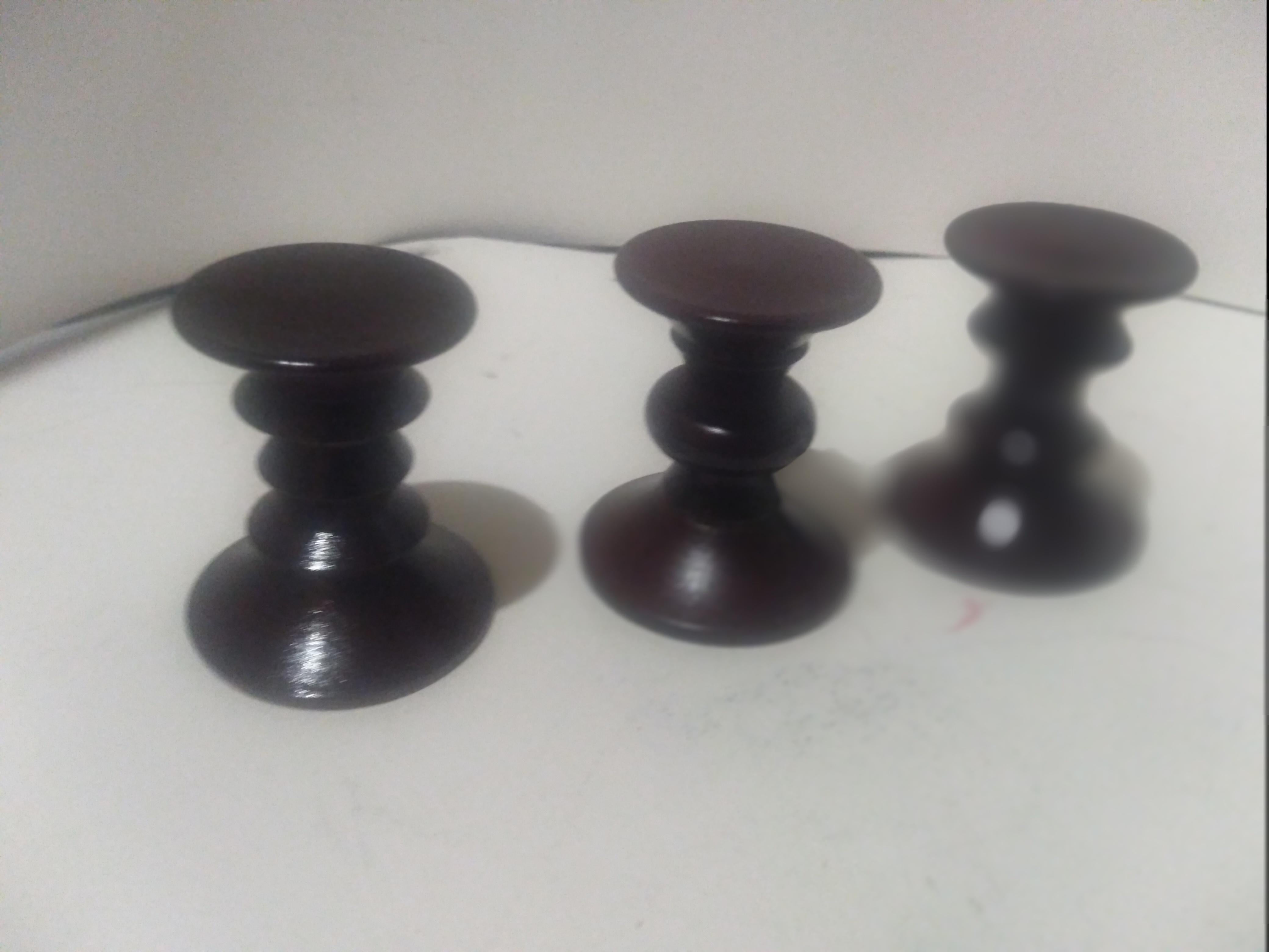 Sgabelli in miniatura Herman Miller Eames in mogano in vendita 3