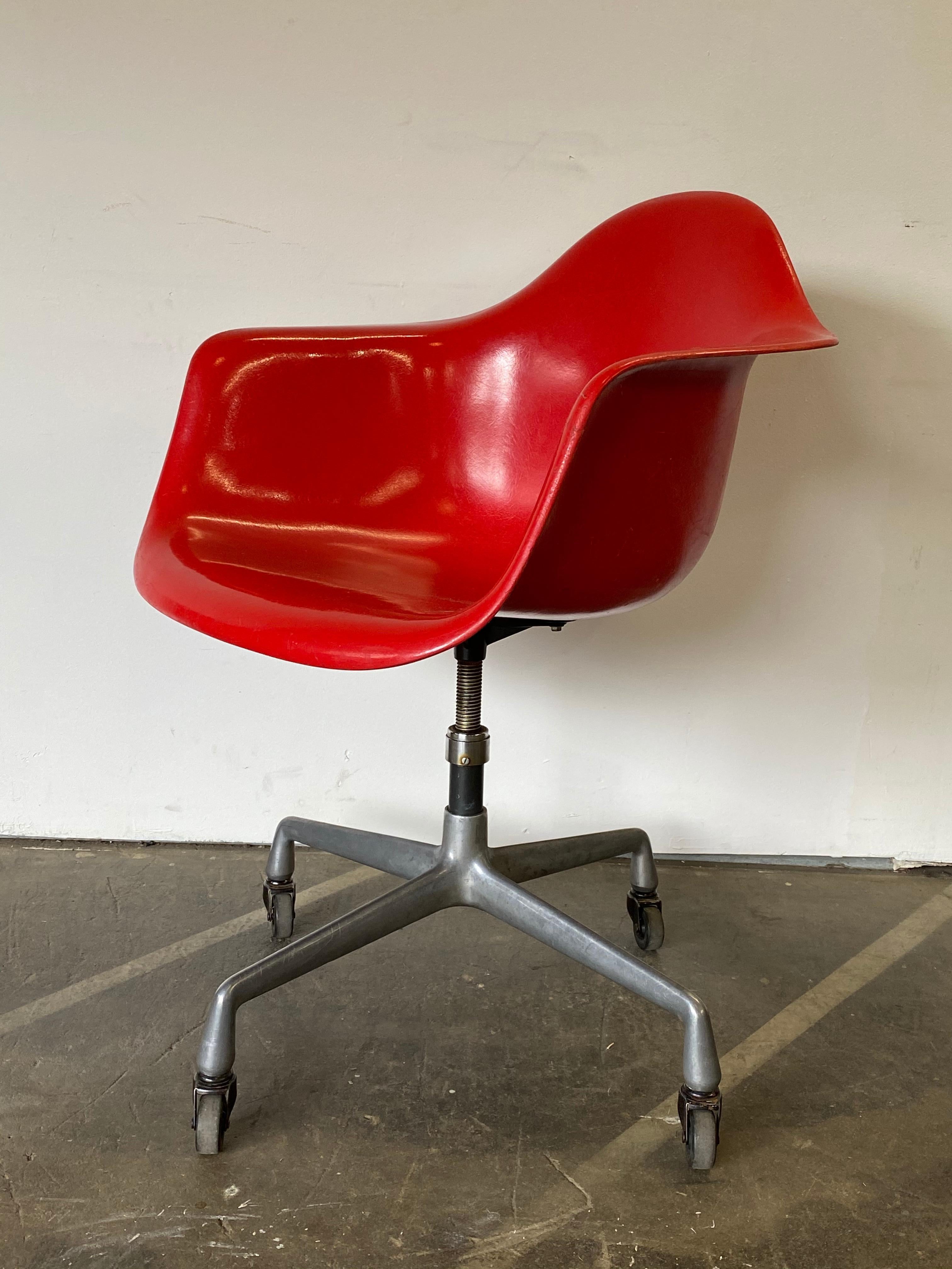 red herman miller chair