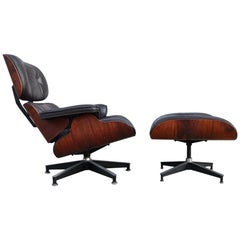 Herman Miller Eames Rosewood Lounge Chair and Ottoman