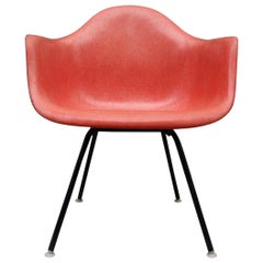 Herman Miller Eames Salmon Armchair on Low Lounge Base