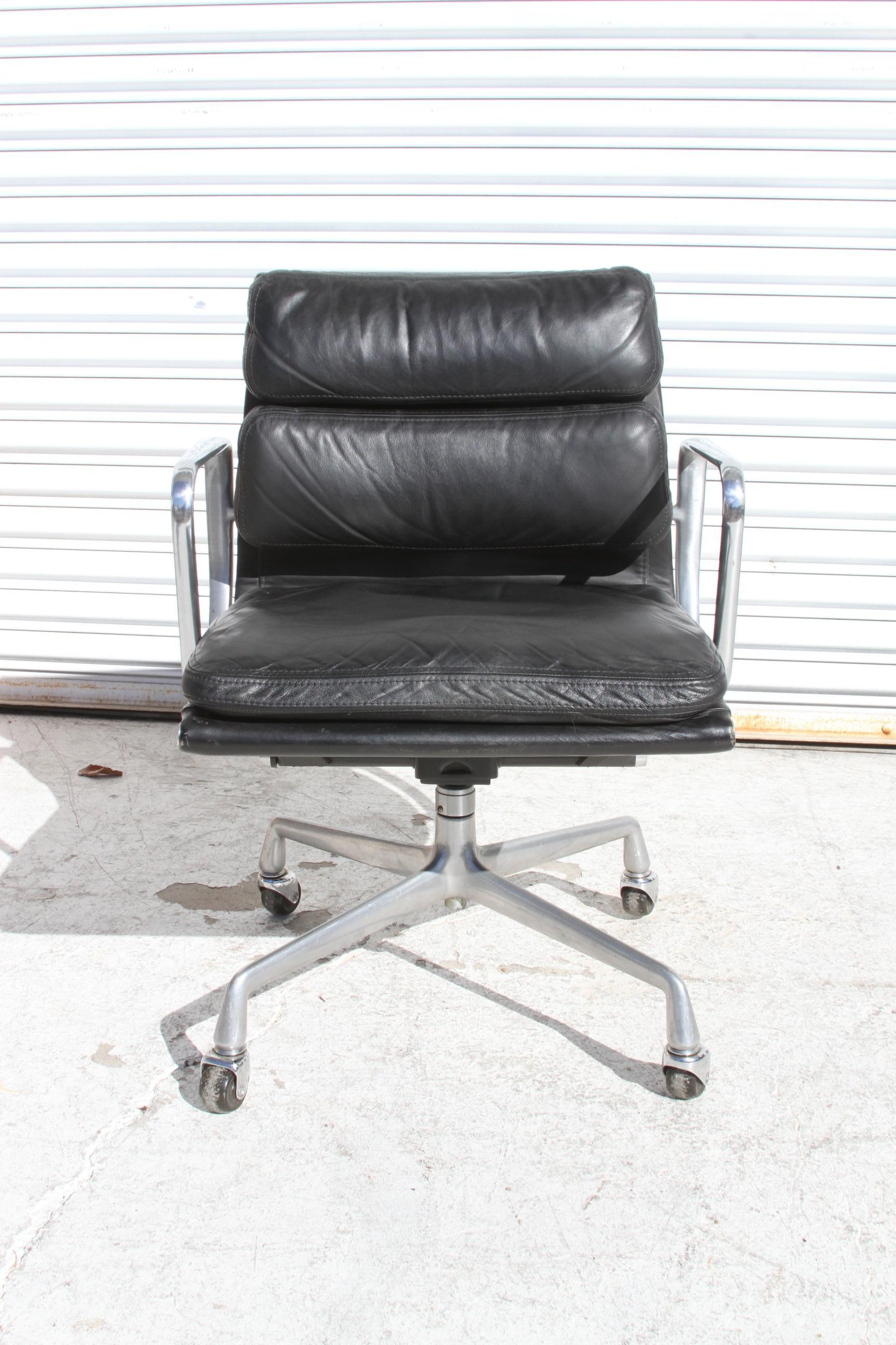 Mid-20th Century Herman Miller Eames Soft Pad Chairs For Sale