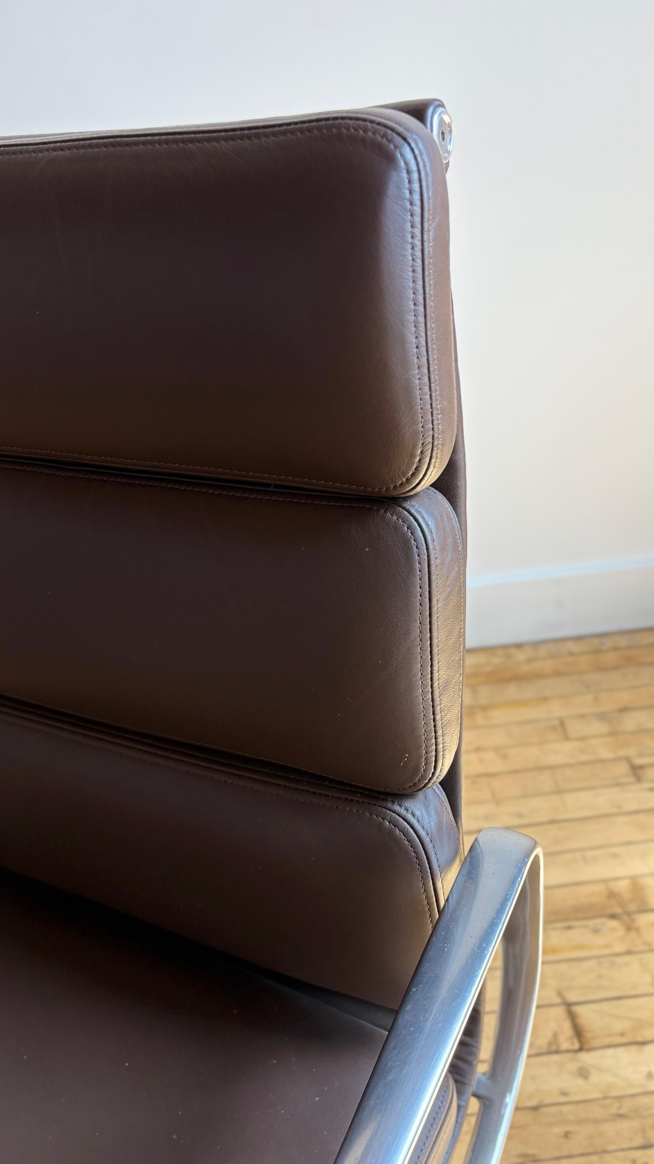 Herman Miller Eames Soft Pad Dark Brown For Sale 2