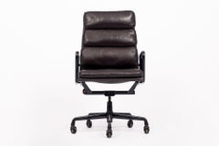 Herman Miller Eames Tall Eggplant Purple Leather Desk Chair Executive