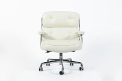 Herman Miller Eames Time Life Lobby White Leather Office Chair 2021