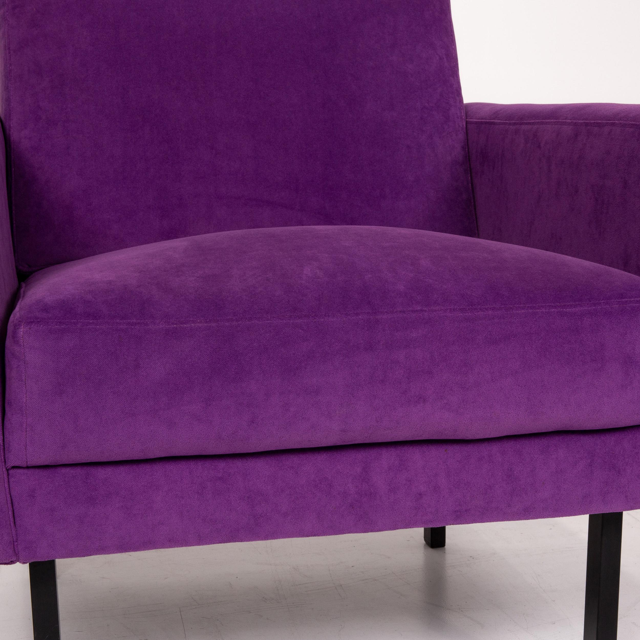 purple armchairs for sale