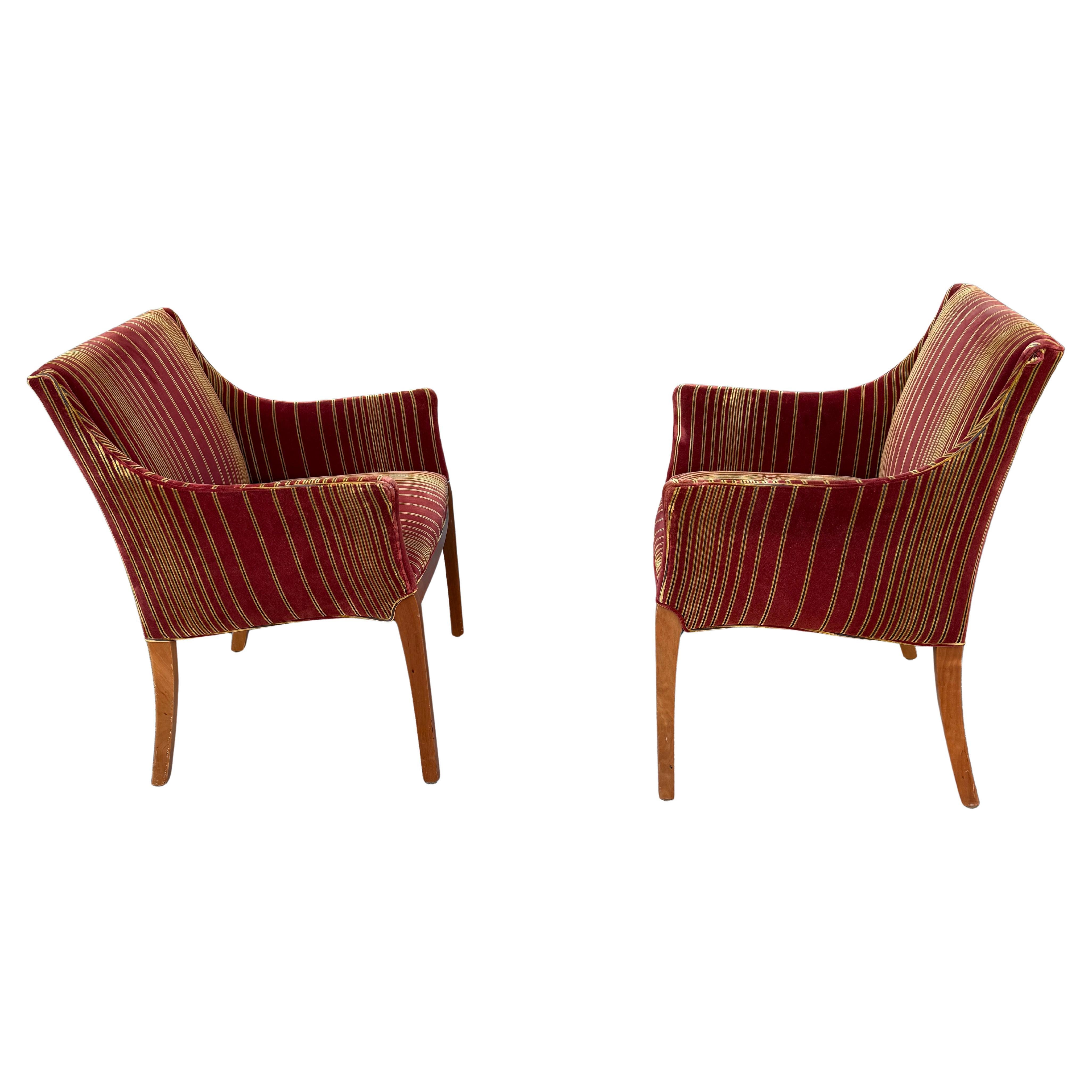Fin du 20e siècle Paire de fauteuils Herman Miller Geiger International en vente