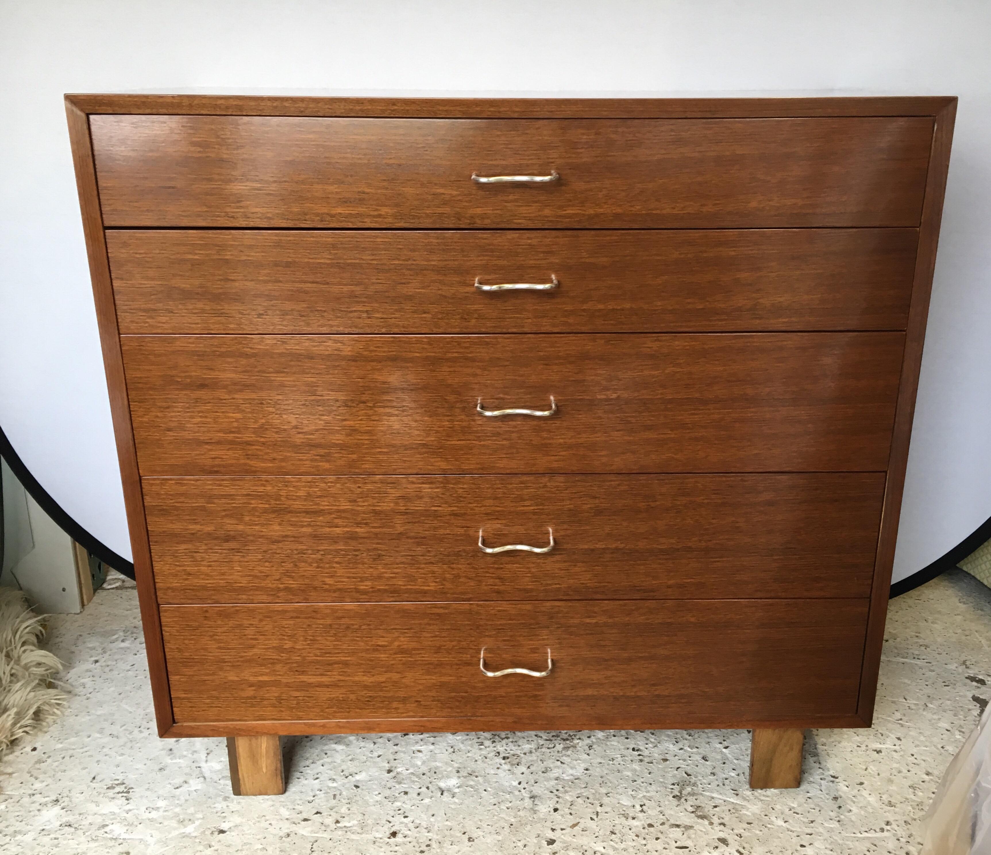 Herman Miller George Nelson Five Drawer Dresser Chest Drawers