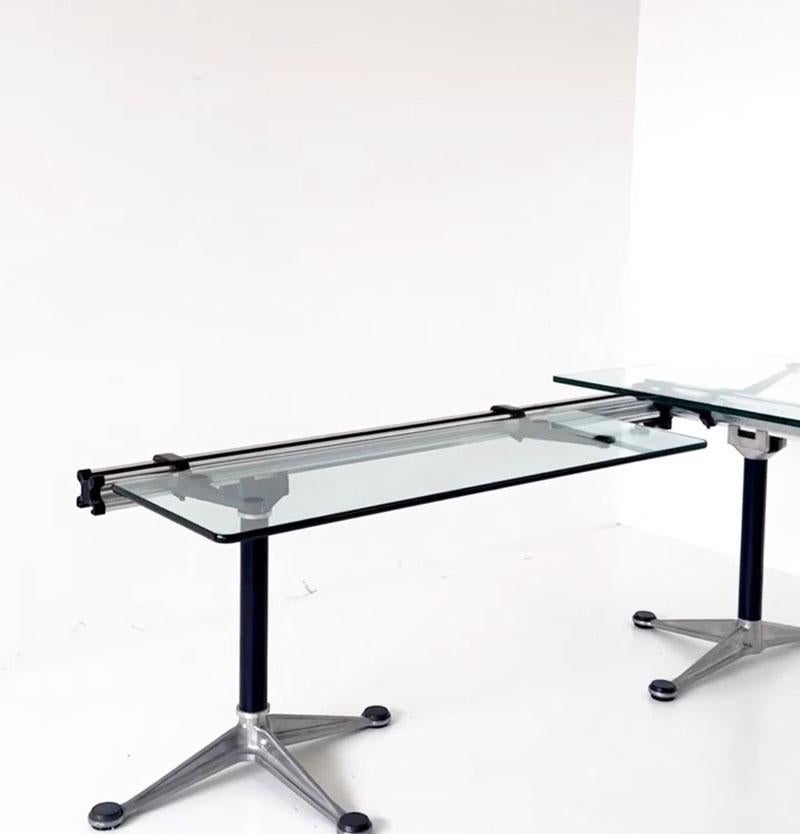 Late 20th Century Herman Miller modular desk design Bruce Burdick 1980s