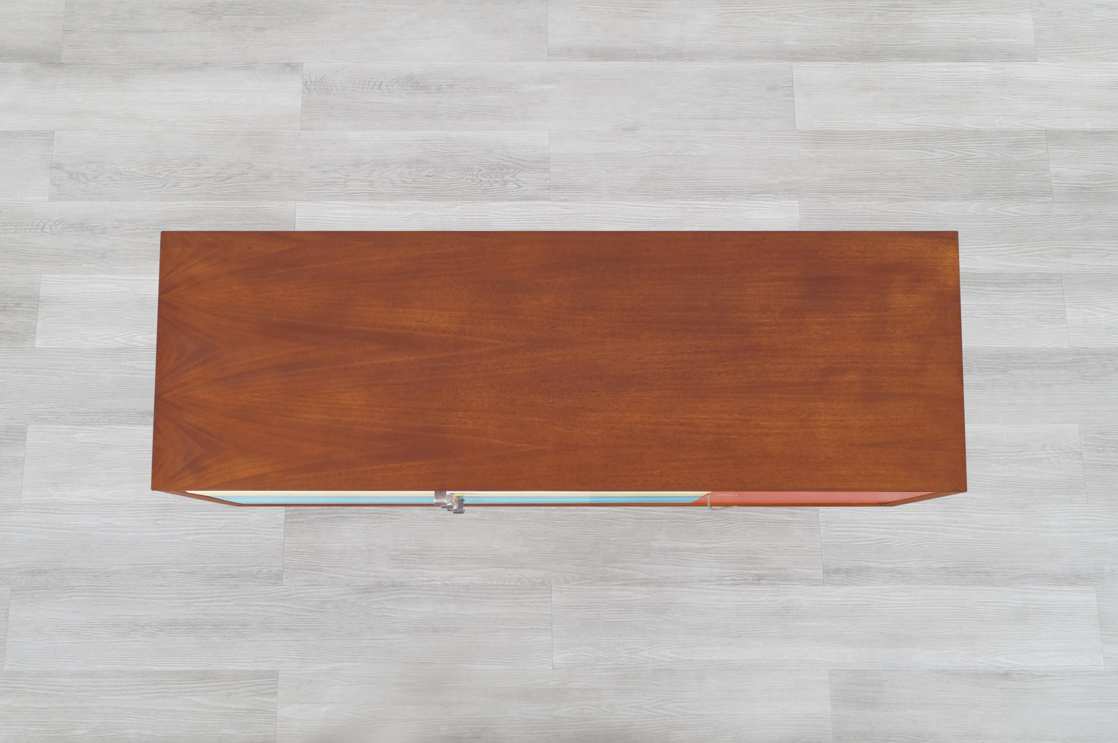 Herman Miller Multi-Color Lacquered & Walnut Credenza by George Nelson 4