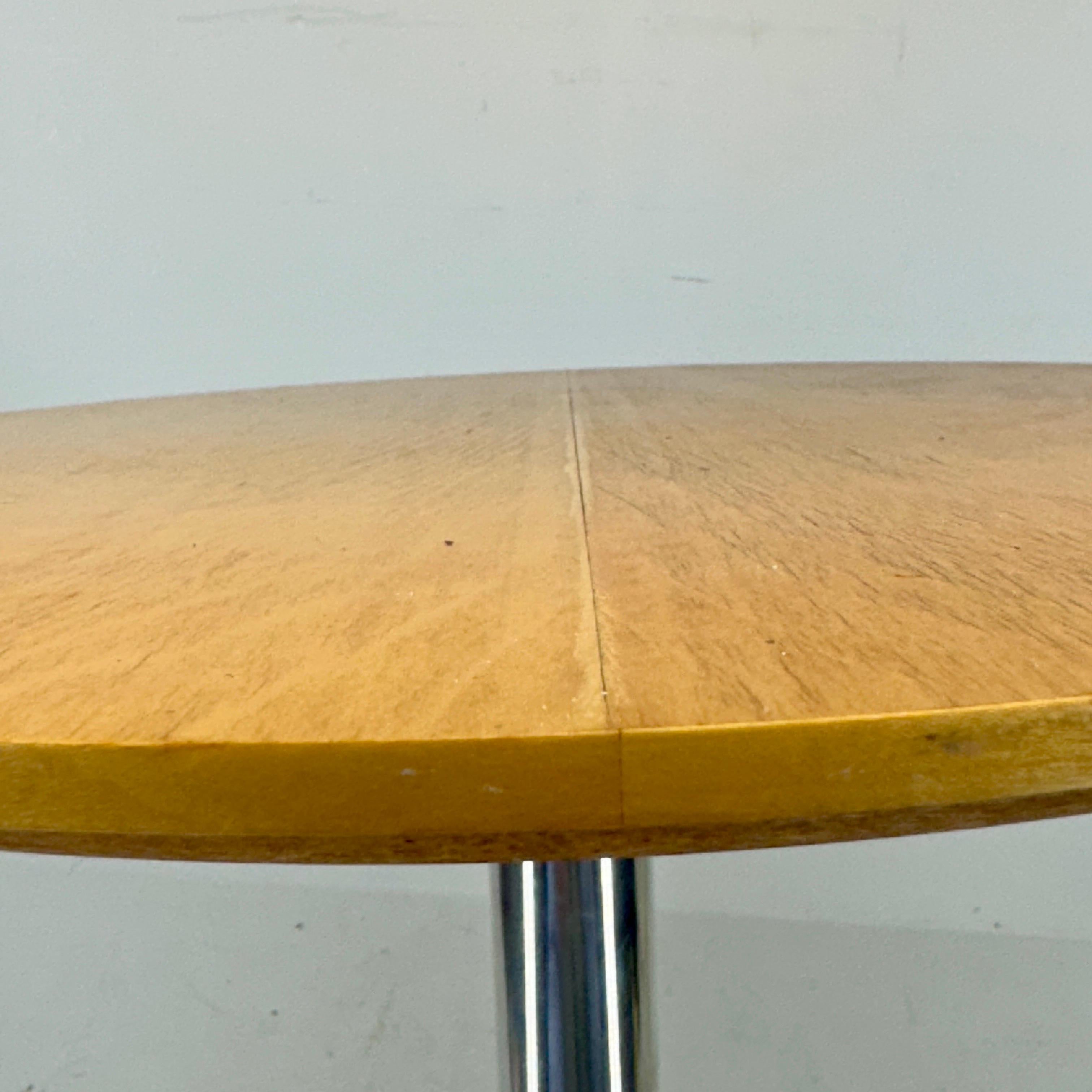 Herman Miller Nelson Pedestal Light Ash Side Table For Sale 8