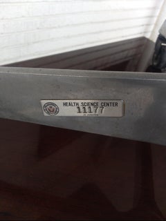 Herman Miller Pedestal Base Side Table on Casters