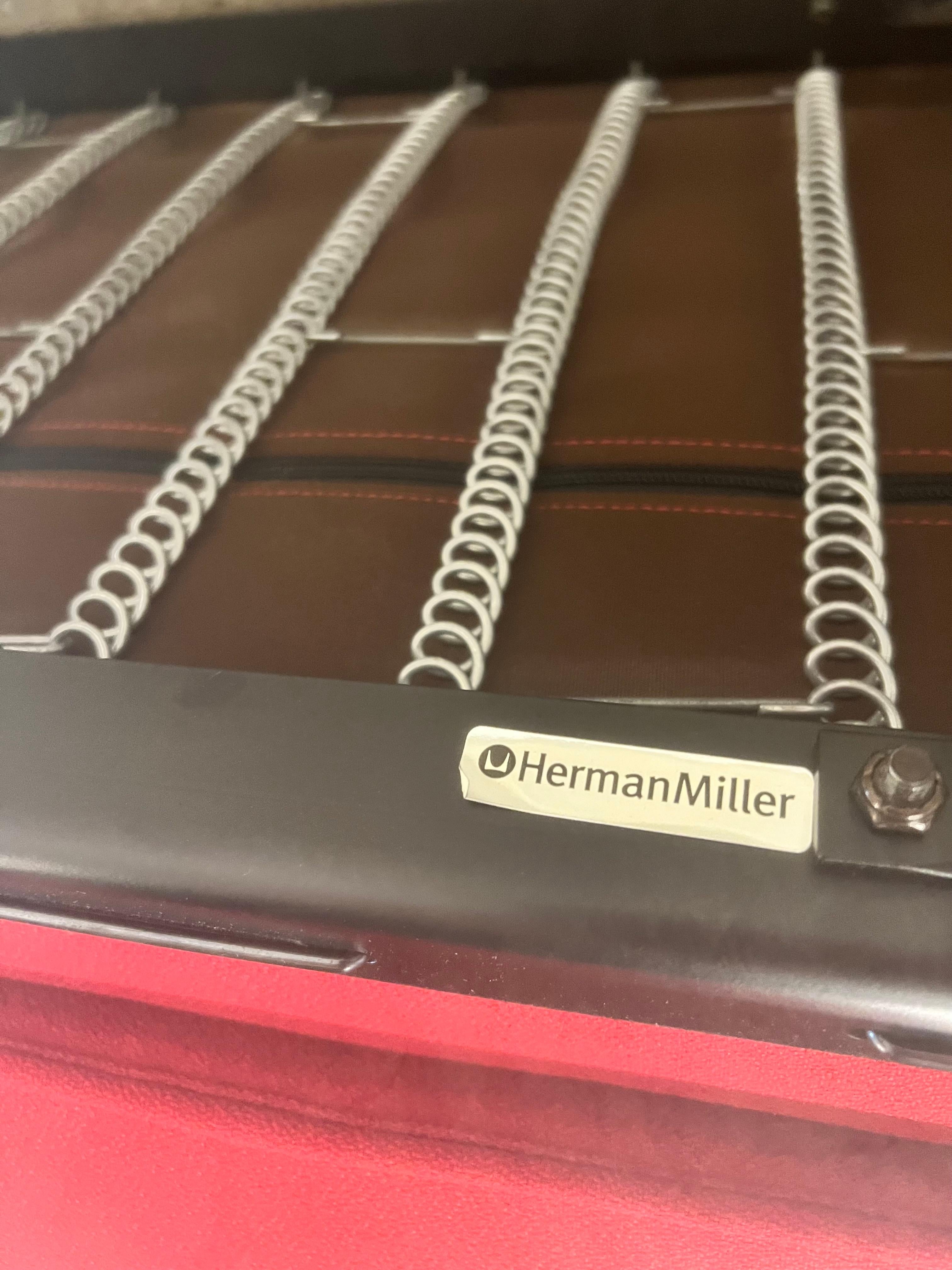 Herman Miller Red Eames Compact Sofa, circa 2008 2
