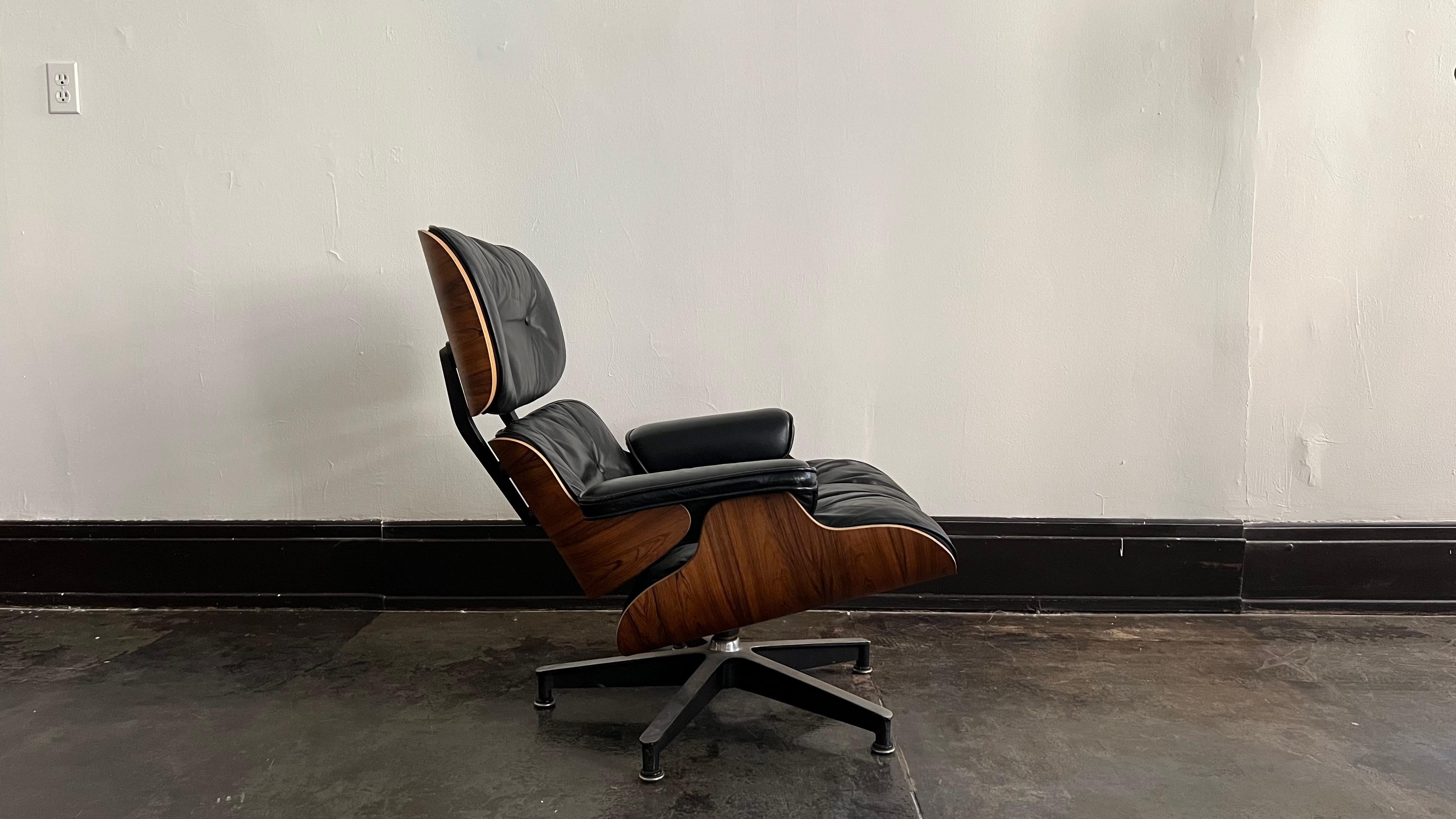 Herman Miller Rosewood Eames Lounge Chair 1960s 3