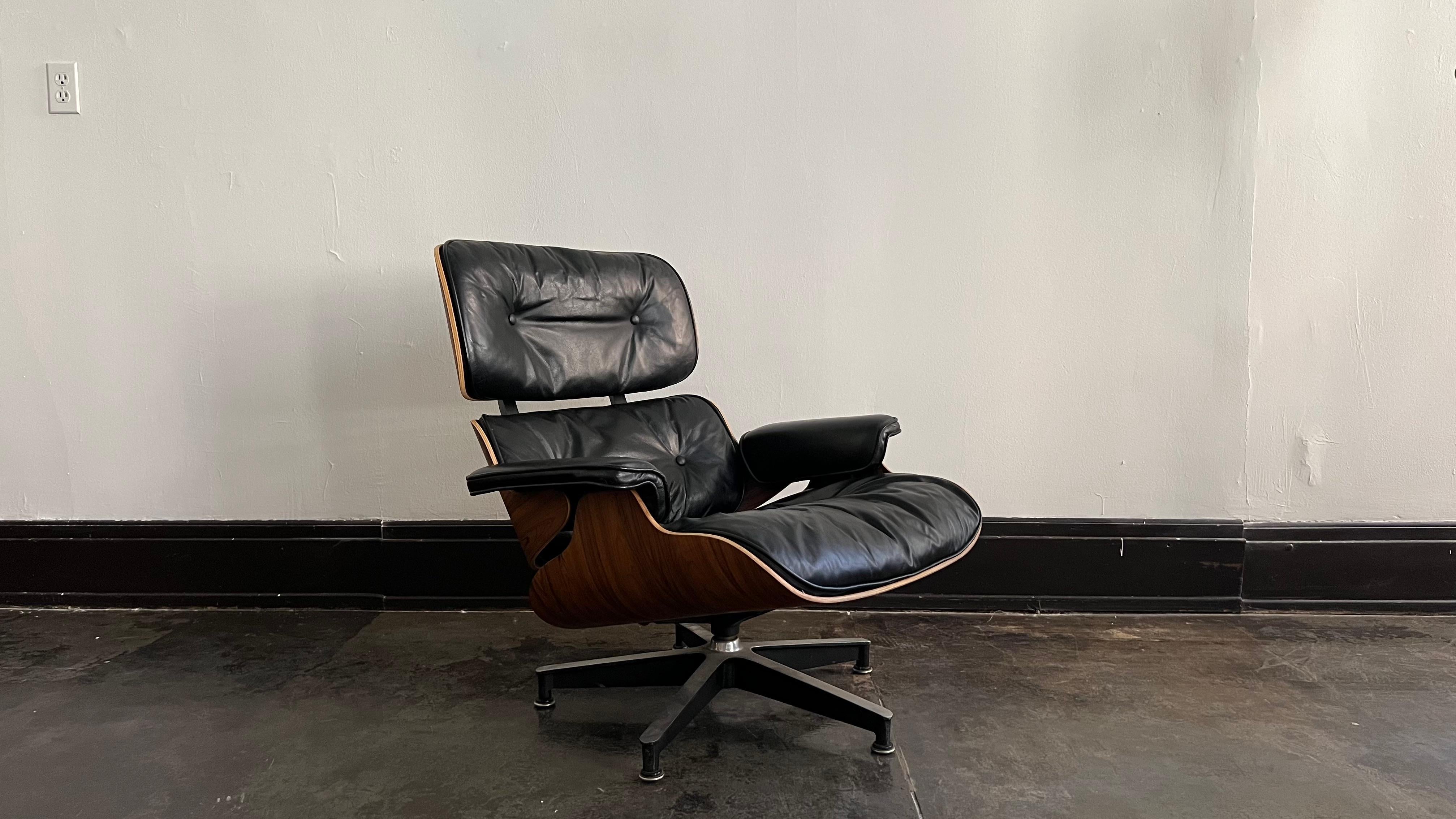 Herman Miller Rosewood Eames Lounge Chair 1960s 4
