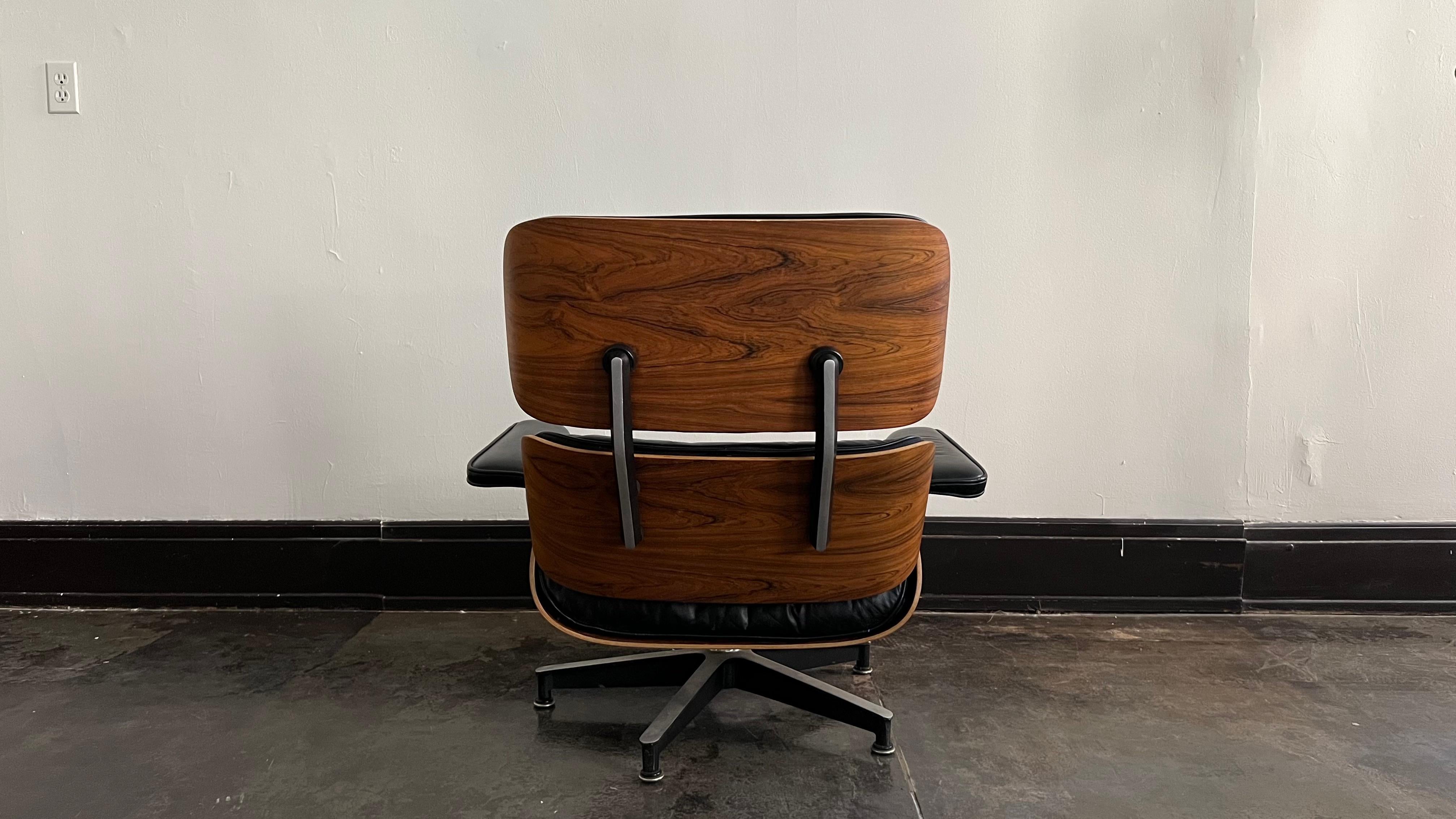 20th Century Herman Miller Rosewood Eames Lounge Chair 1960s For Sale