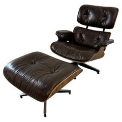 Herman Miller Rosewood Eames Lounge Chair with Ottoman