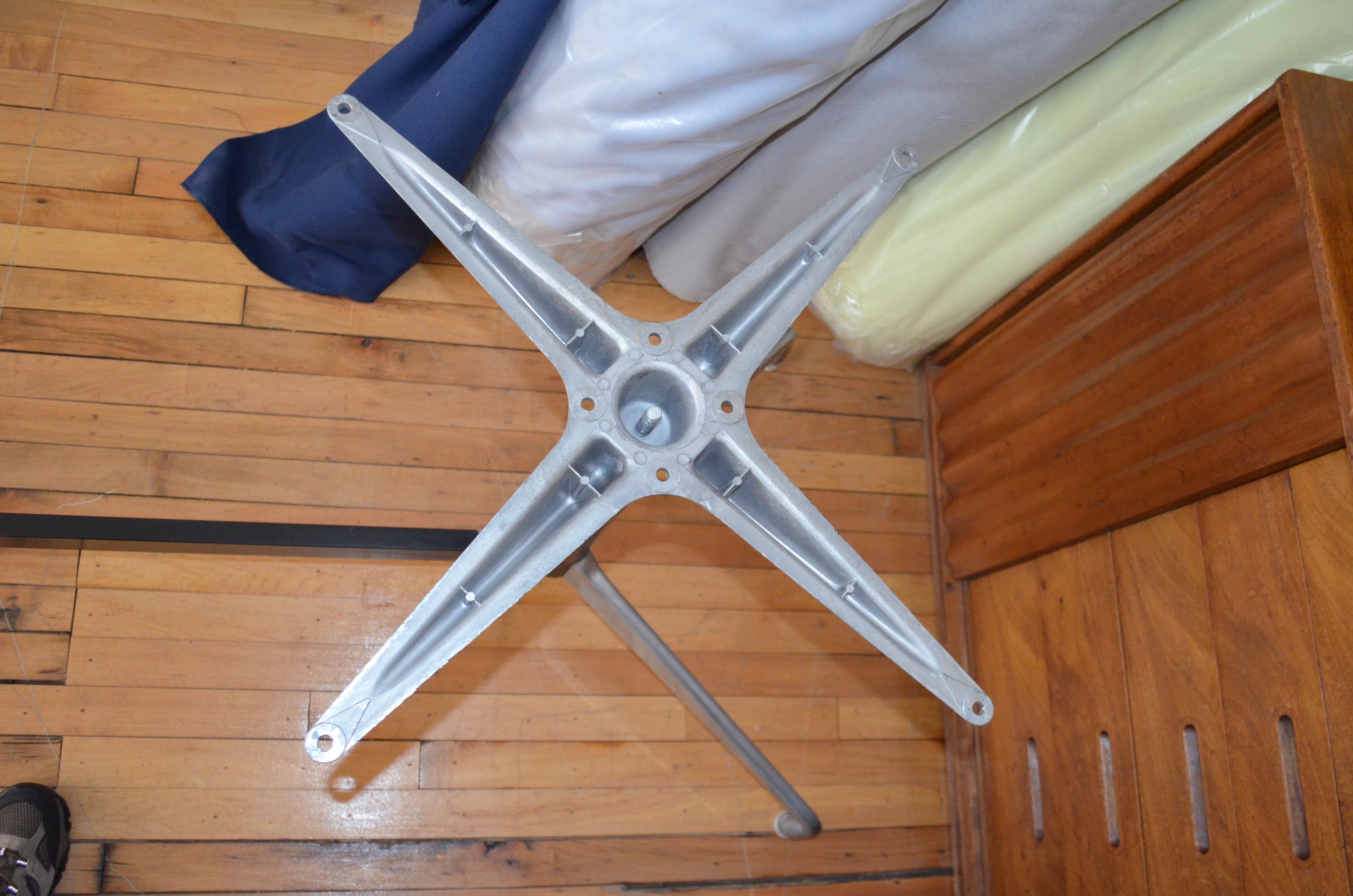 Mid-Century Modern Herman Miller Segmented Conference Table with Aluminum Base